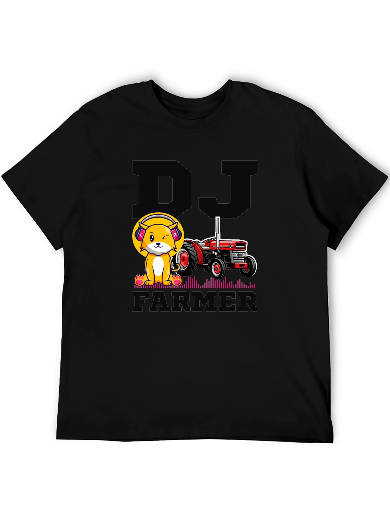 DJ Farmer Black Graphic Tee
