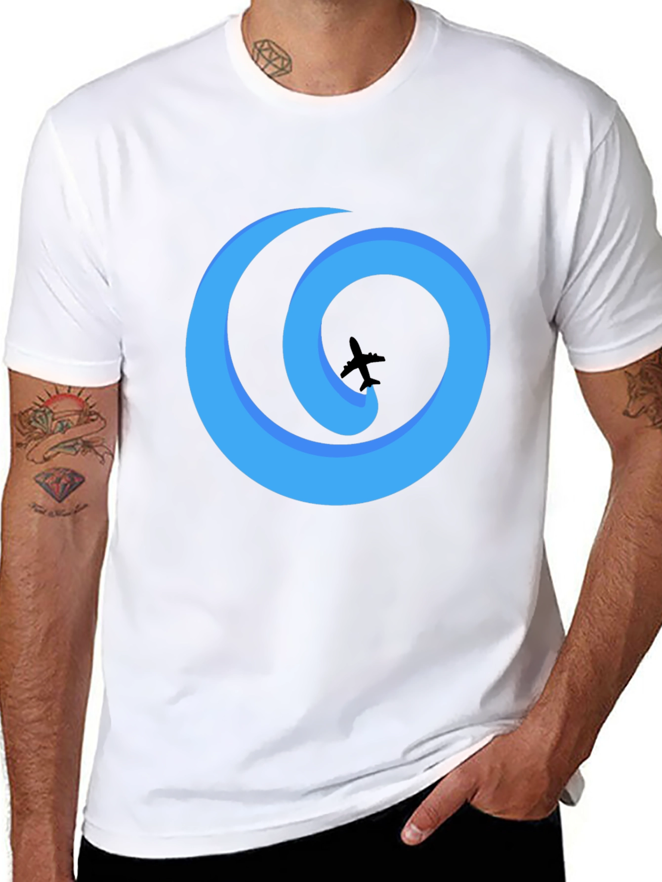 Fly High T-Shirt - Airplane Travel Graphic Tee