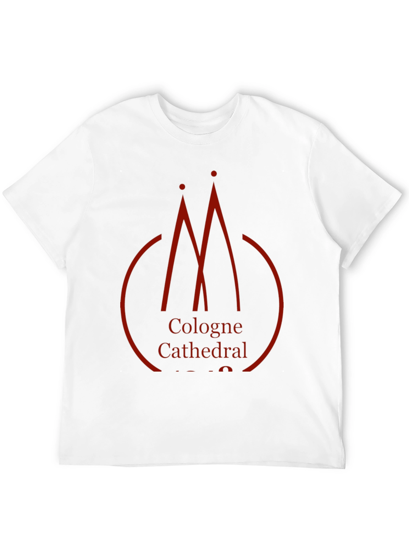 Cologne Cathedral Graphic Black T-Shirt