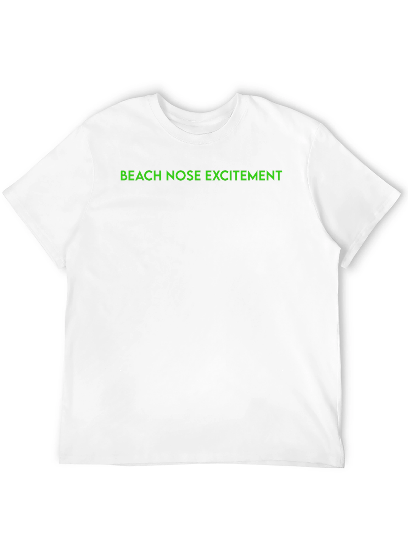 Beach Nose Excitement Black T-Shirt