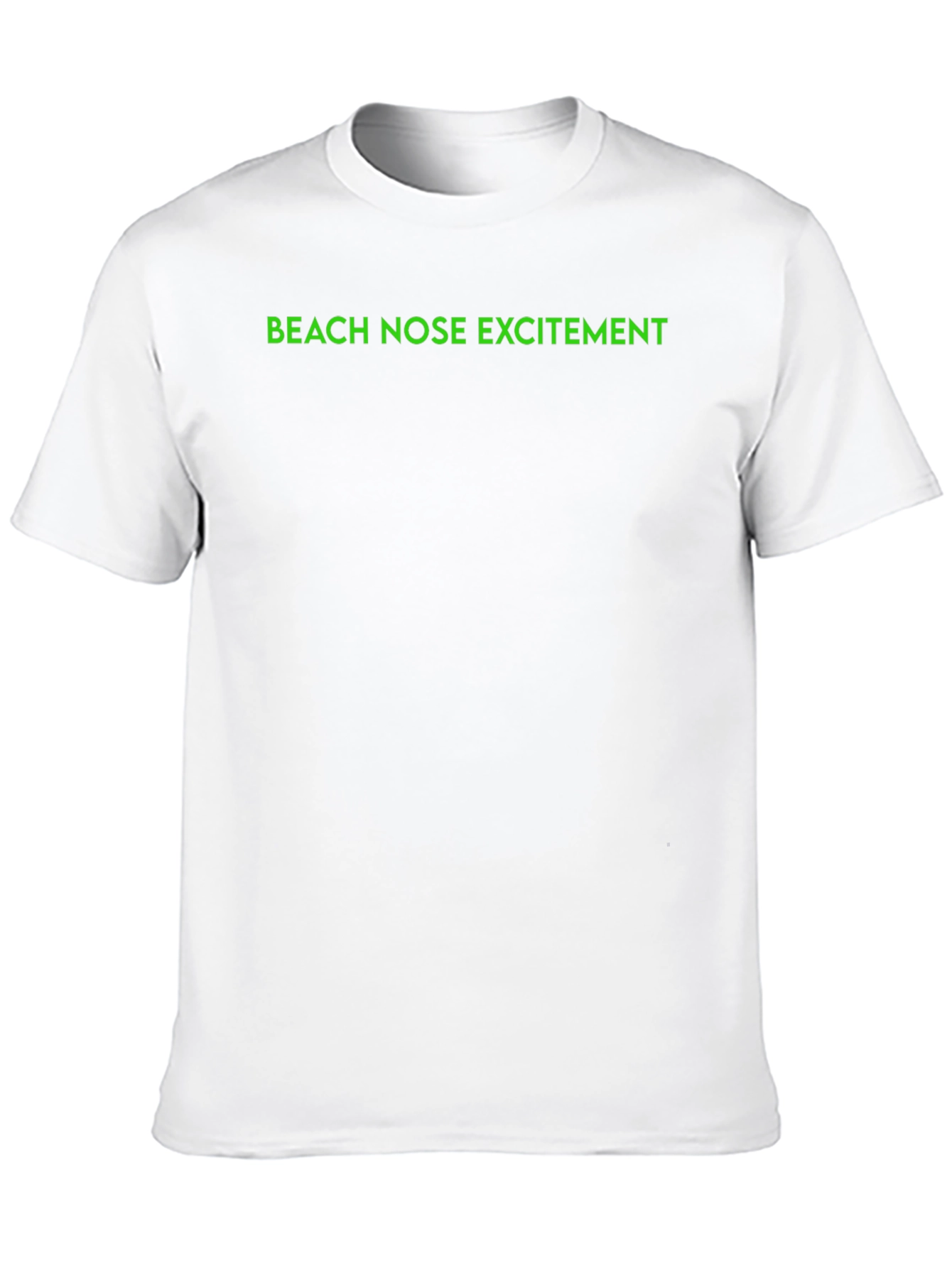 Beach Nose Excitement Black T-Shirt