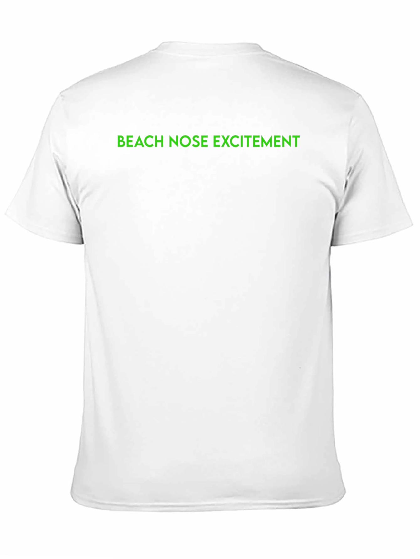 Beach Nose Excitement Black T-Shirt