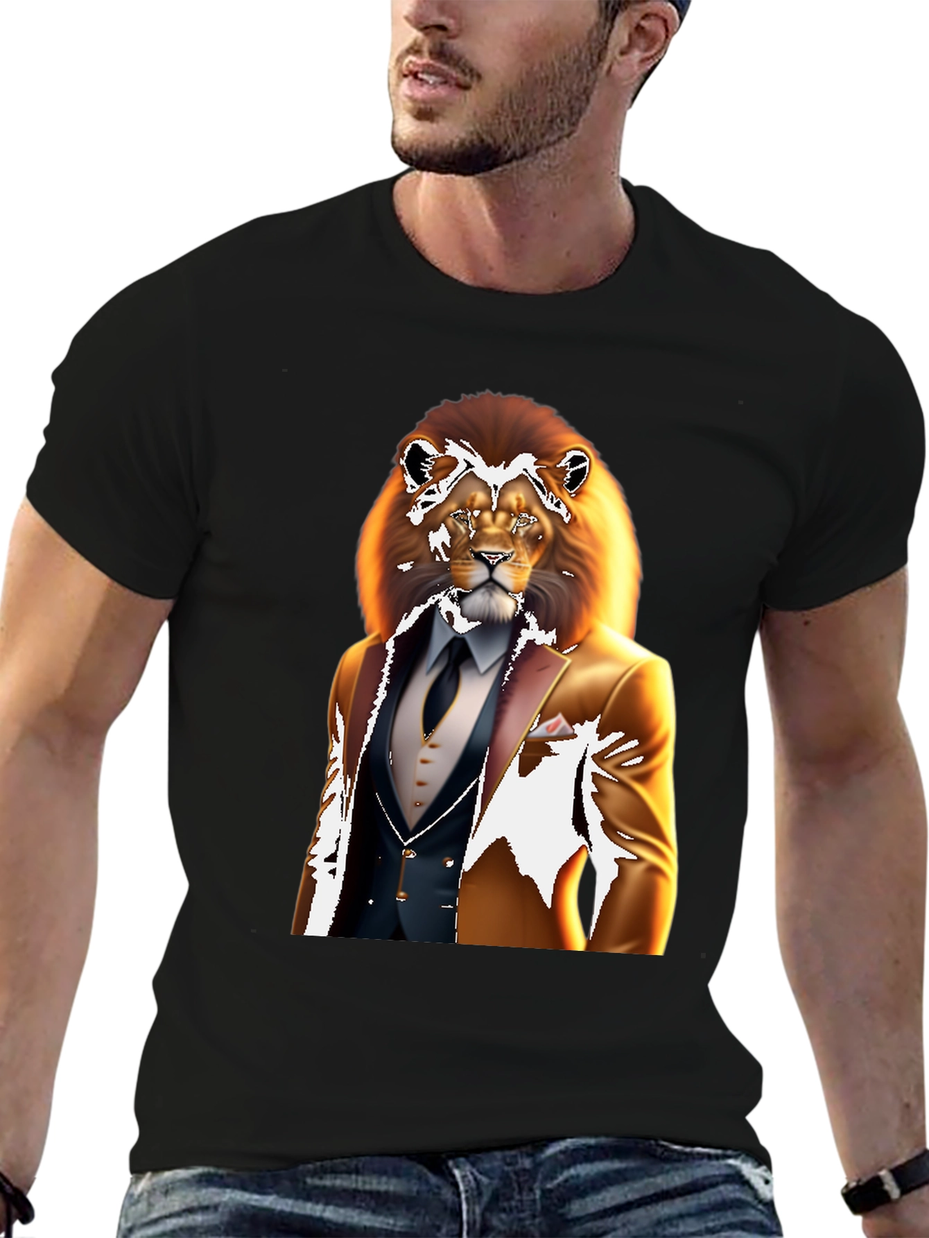 Lion Head Suit T-Shirt