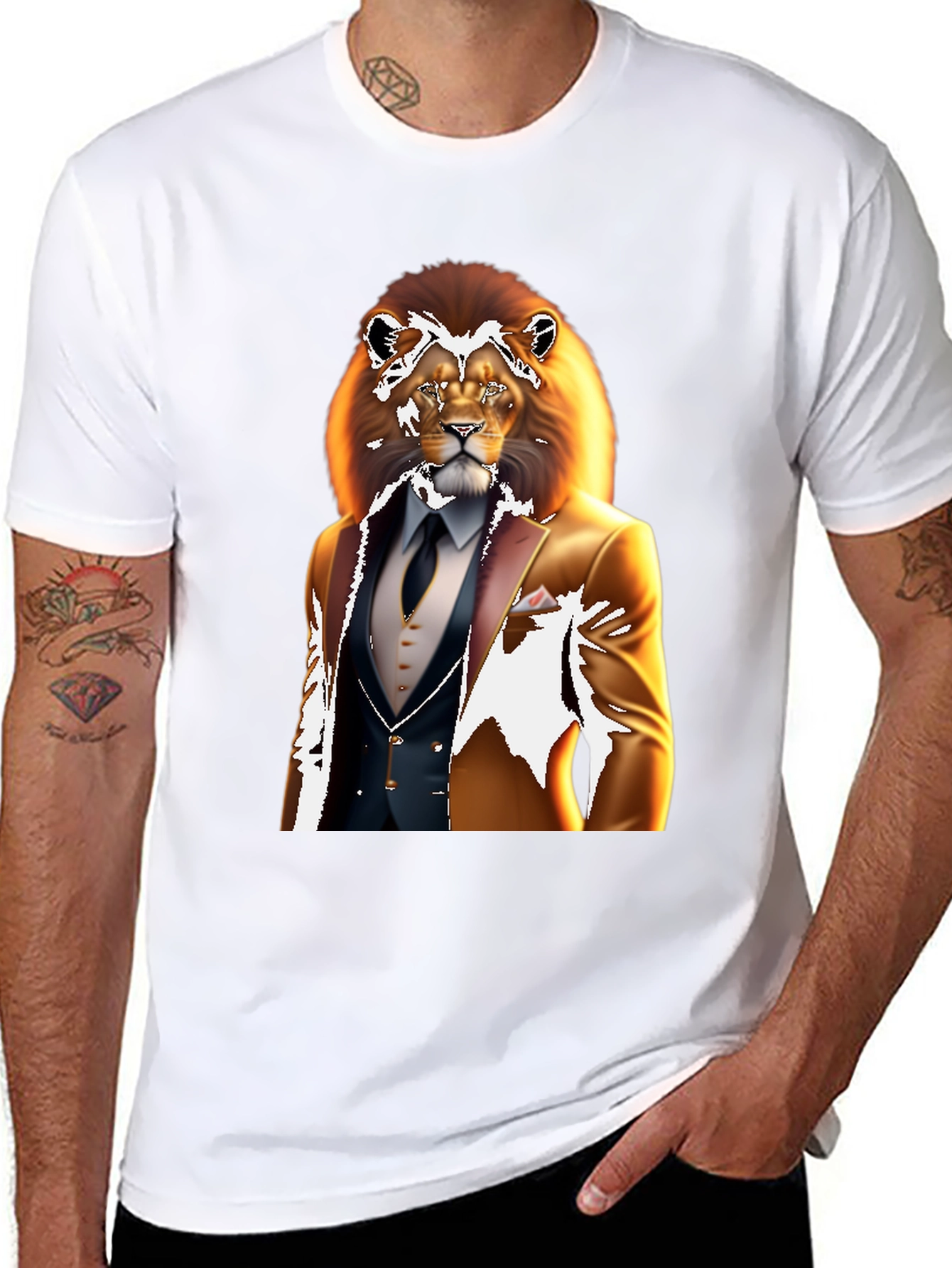 Lion Head Suit T-Shirt