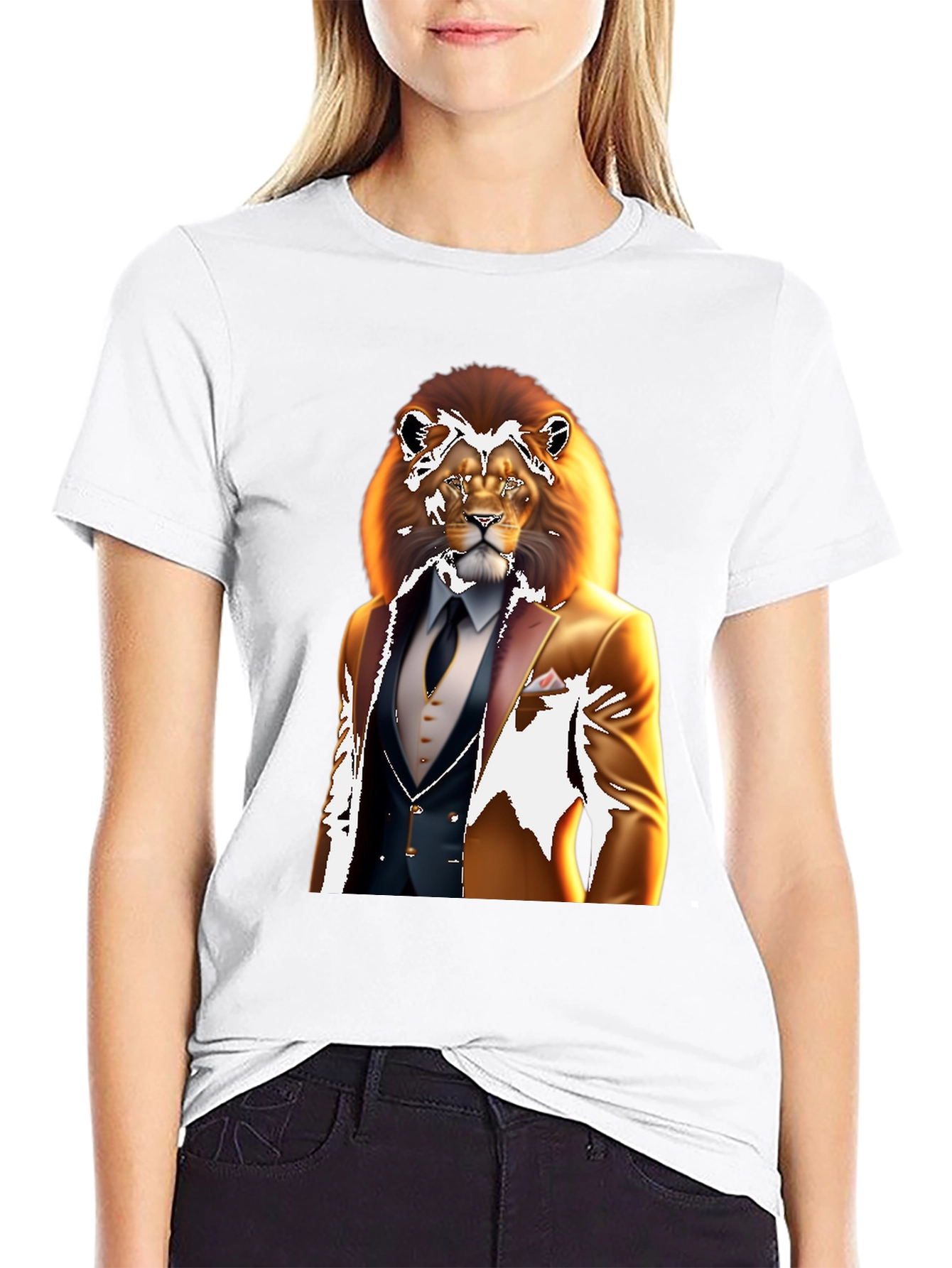 Lion Head Suit T-Shirt