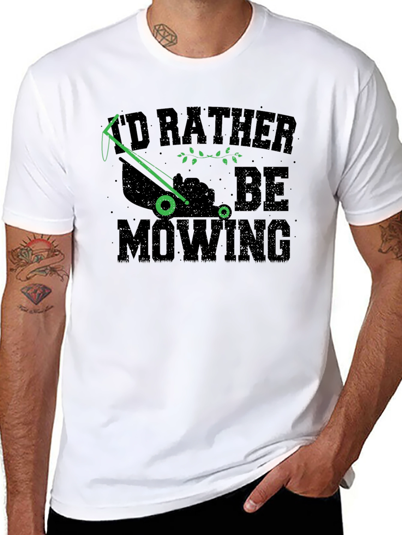 Id Rather Be Mowing T-Shirt