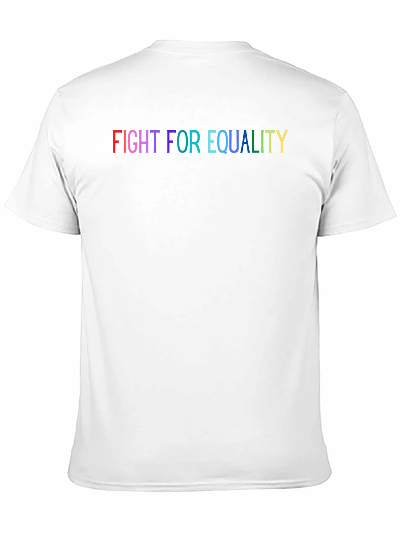 Fight for Equality Rainbow Graphic T-Shirt