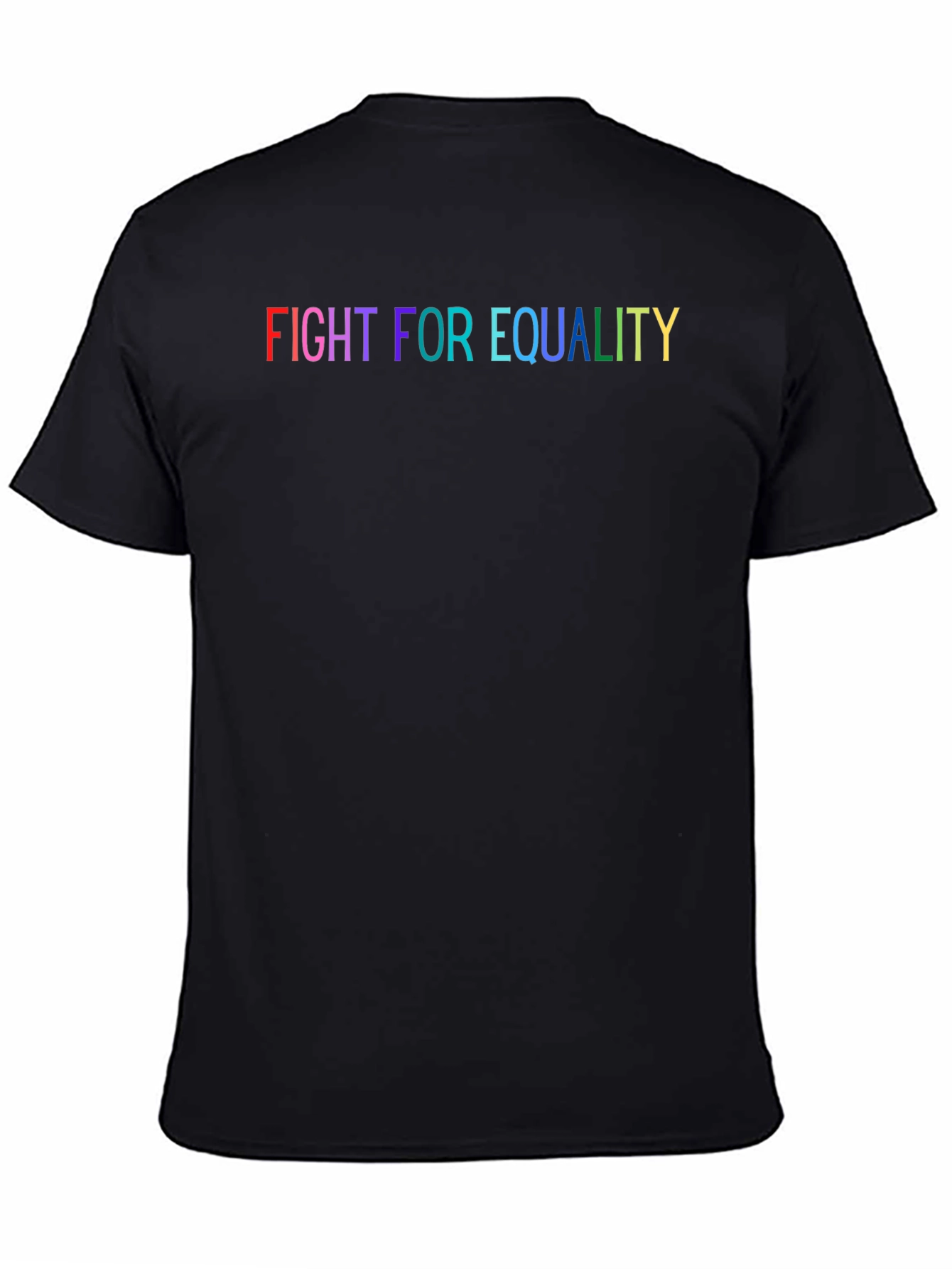 Fight for Equality Rainbow Graphic T-Shirt