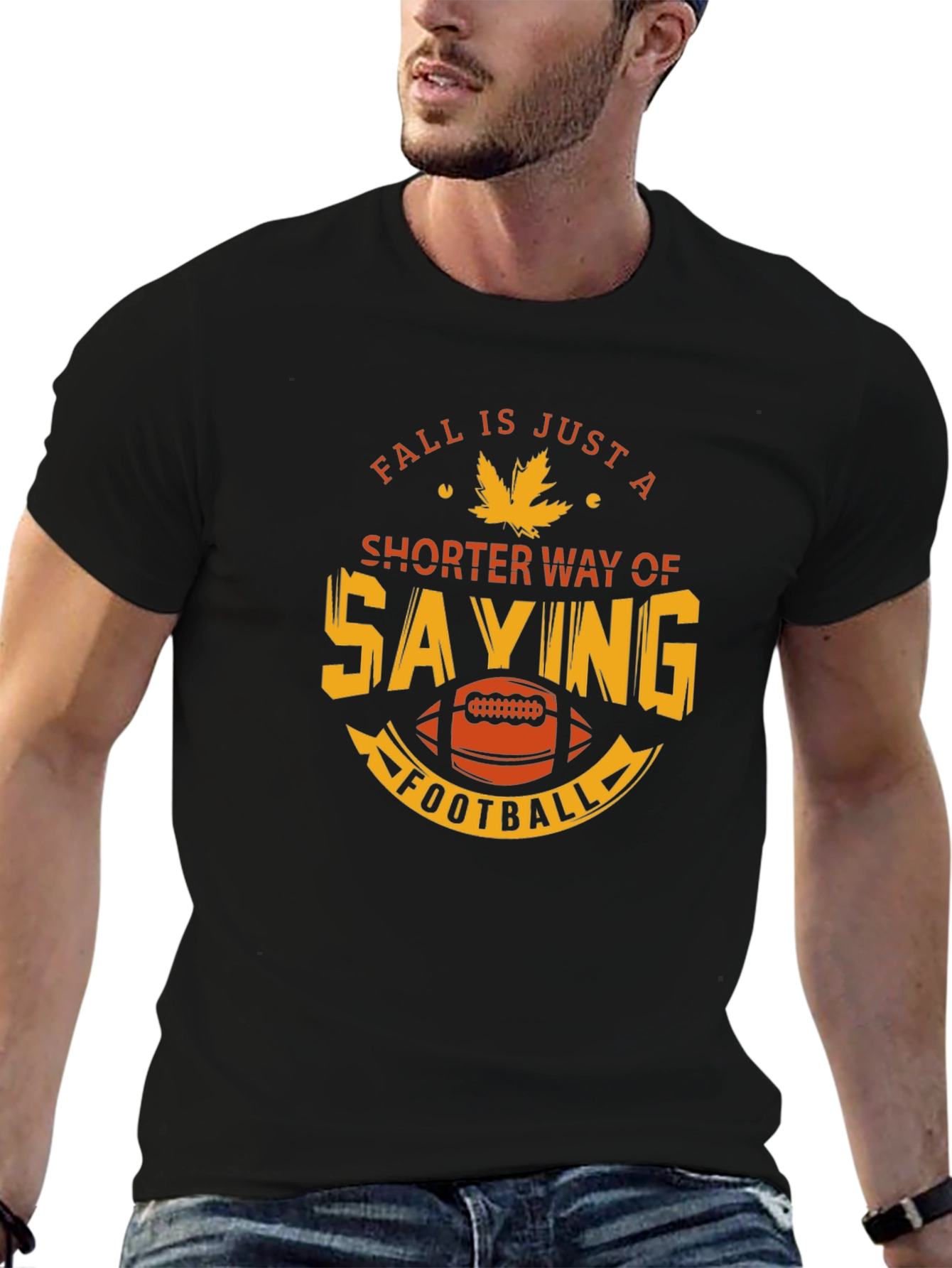 Fall Football Graphic Tee - Short Sleeve