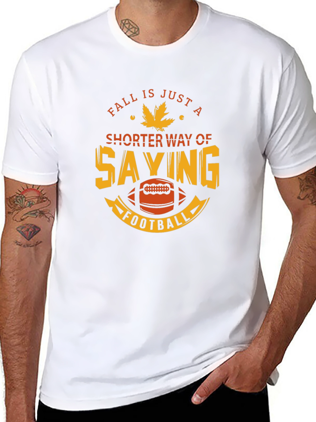 Fall Football Graphic Tee - Short Sleeve