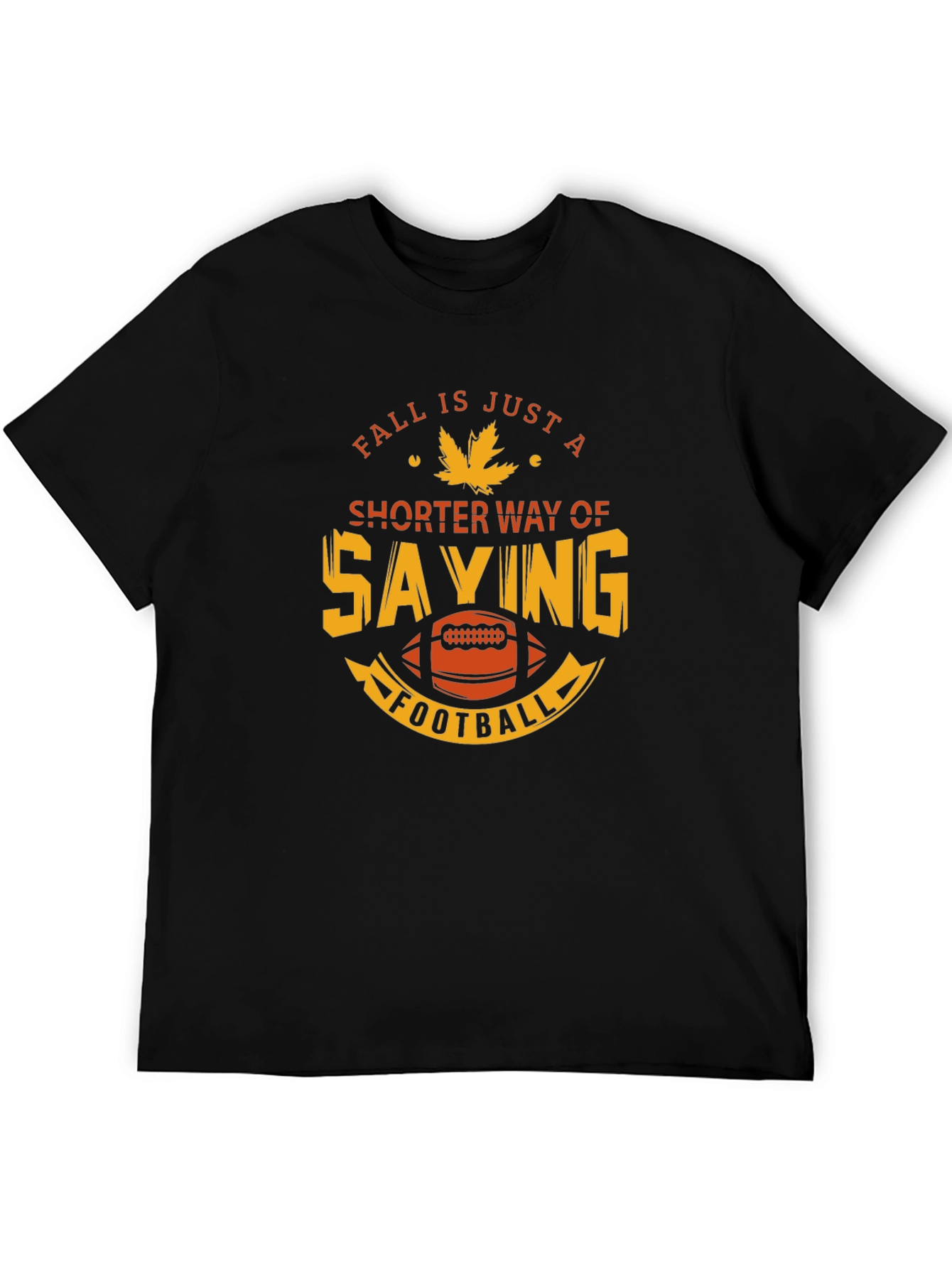 Fall Football Graphic Tee - Short Sleeve