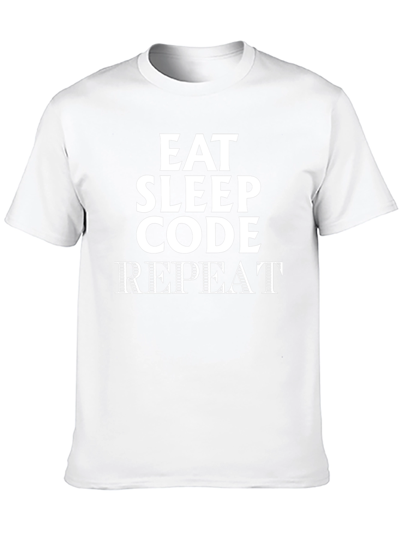 Eat Sleep Code Repeat Black T-Shirt