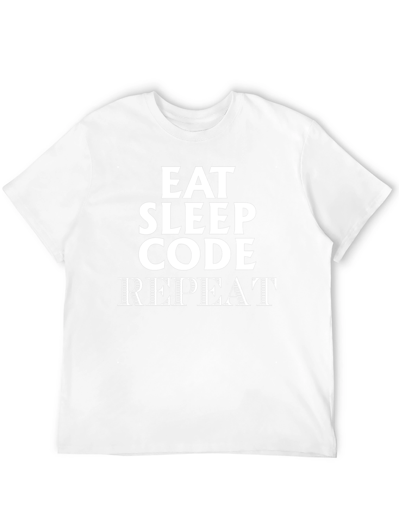 Eat Sleep Code Repeat Black T-Shirt