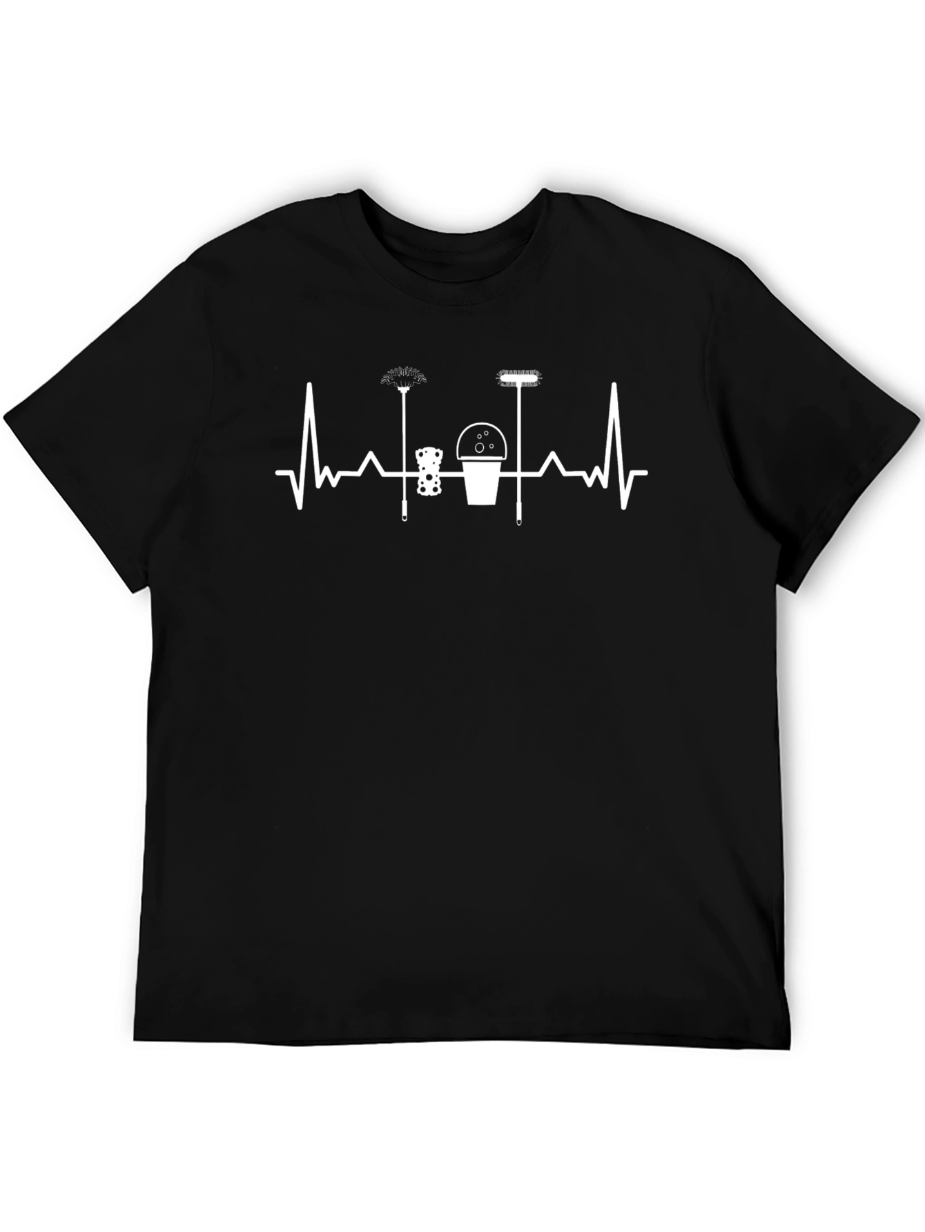 Cleaning Service Heartbeat T-Shirt
