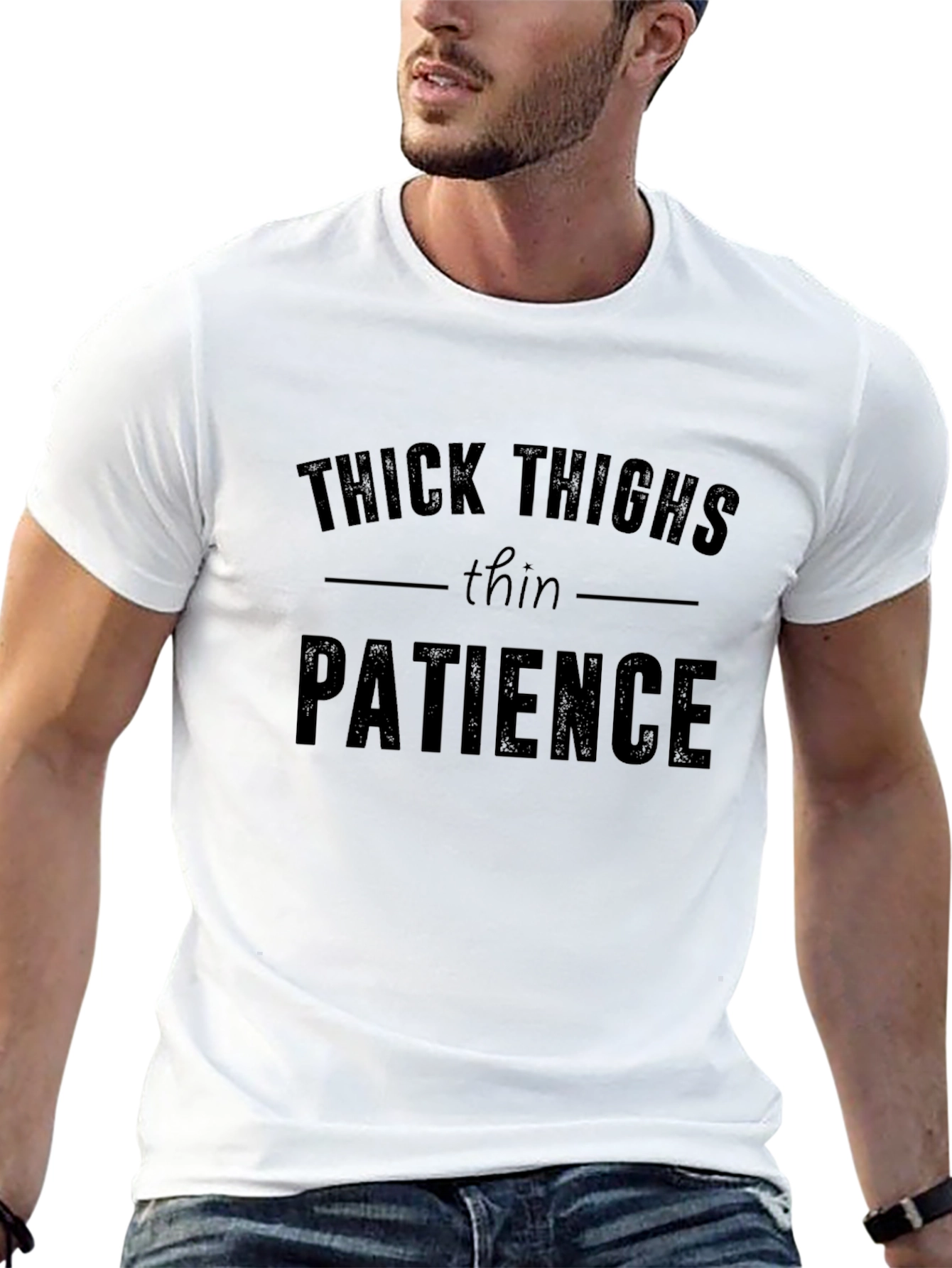 Thick Thighs Thin Patience Graphic Tee - Unisex
