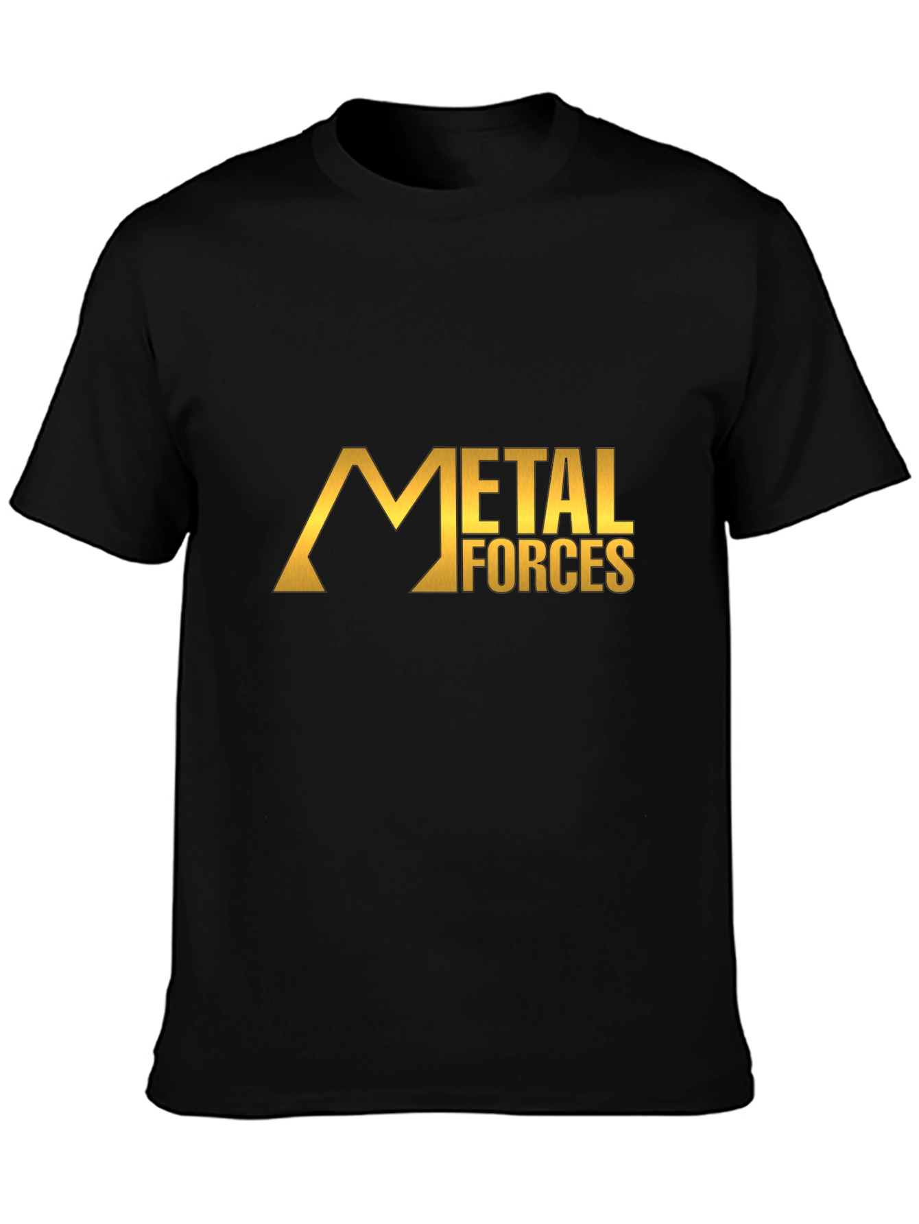 Metal Forces Black Graphic Tee