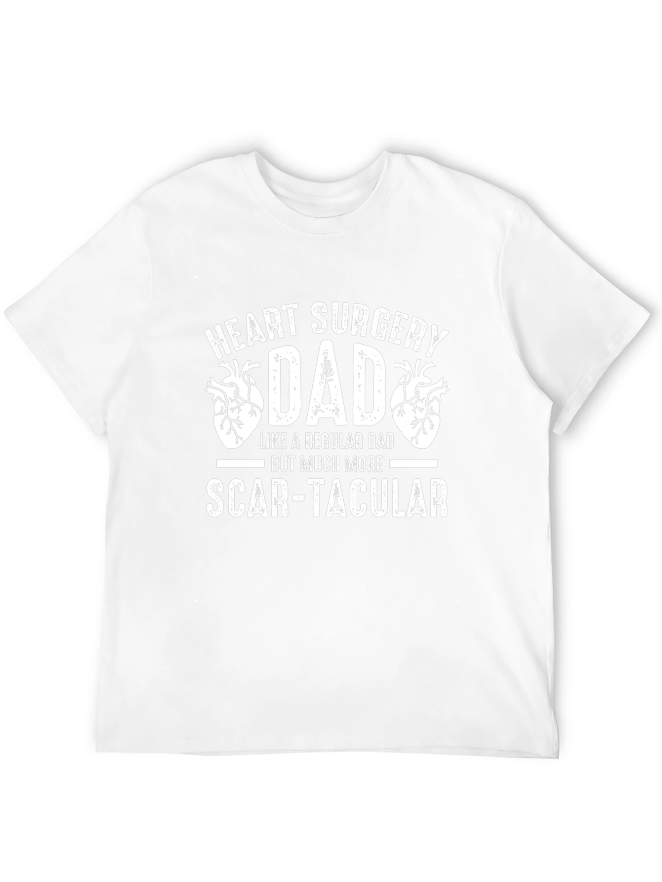 Heart Surgery Dad T-Shirt: Scar-tacular Fathers Day Gift