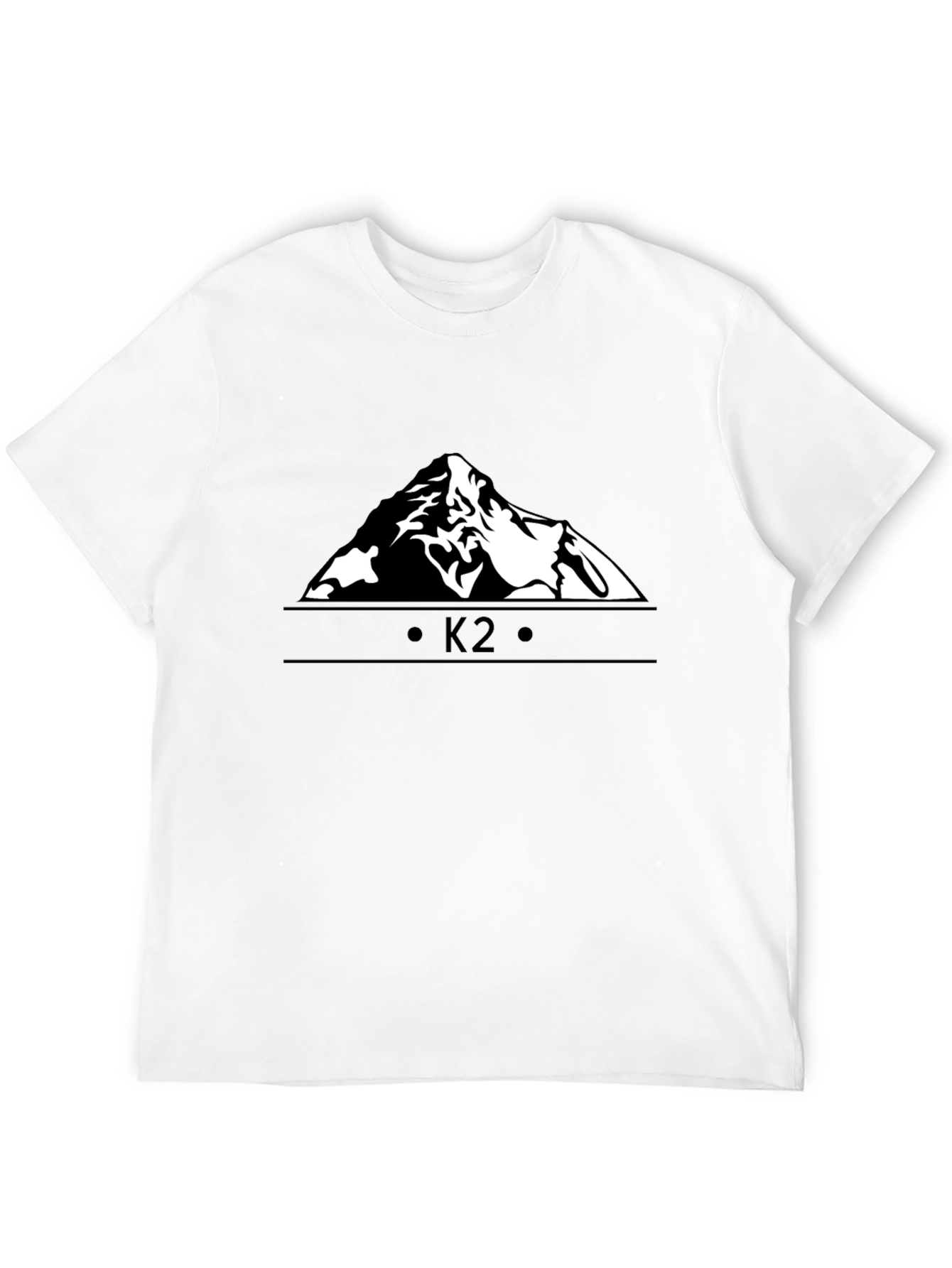 K2 Mountain Graphic Black T-Shirt
