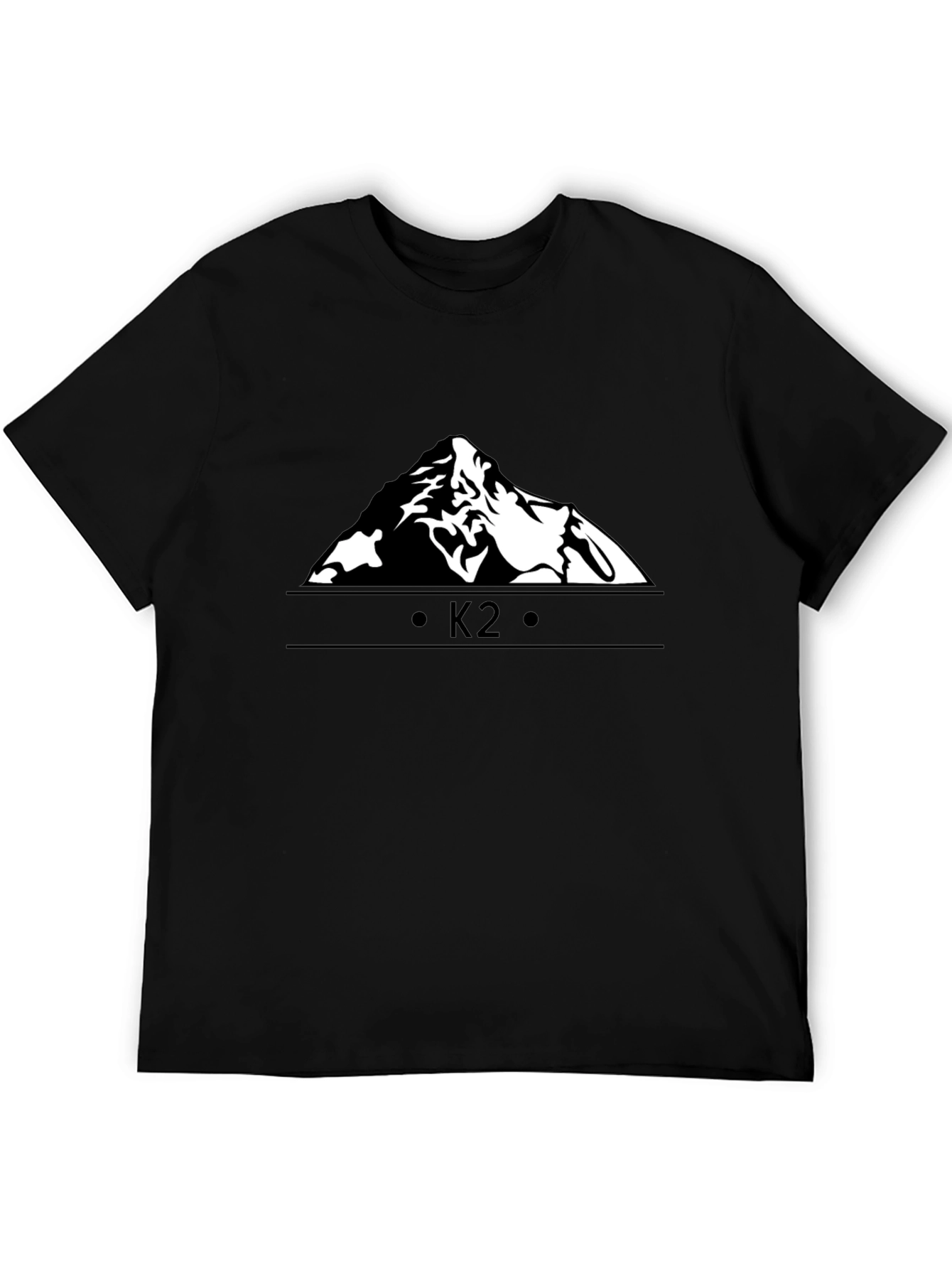 K2 Mountain Graphic Black T-Shirt