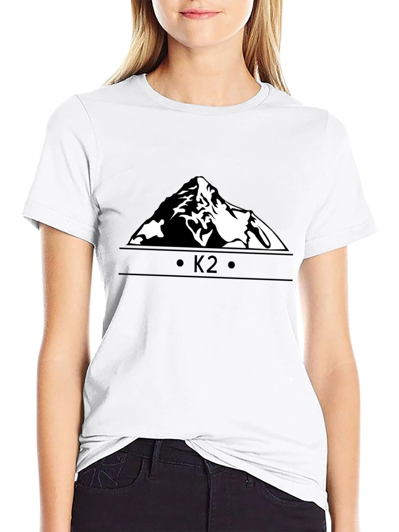 K2 Mountain Graphic Black T-Shirt