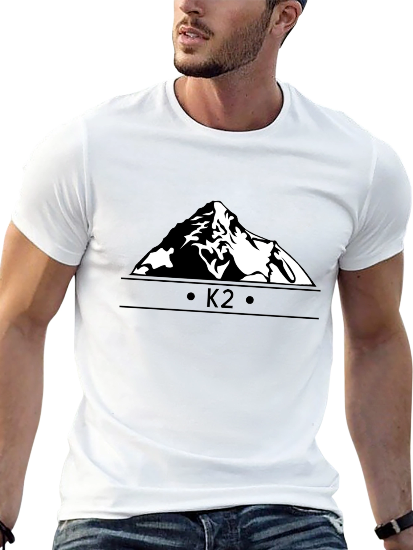 K2 Mountain Graphic Black T-Shirt