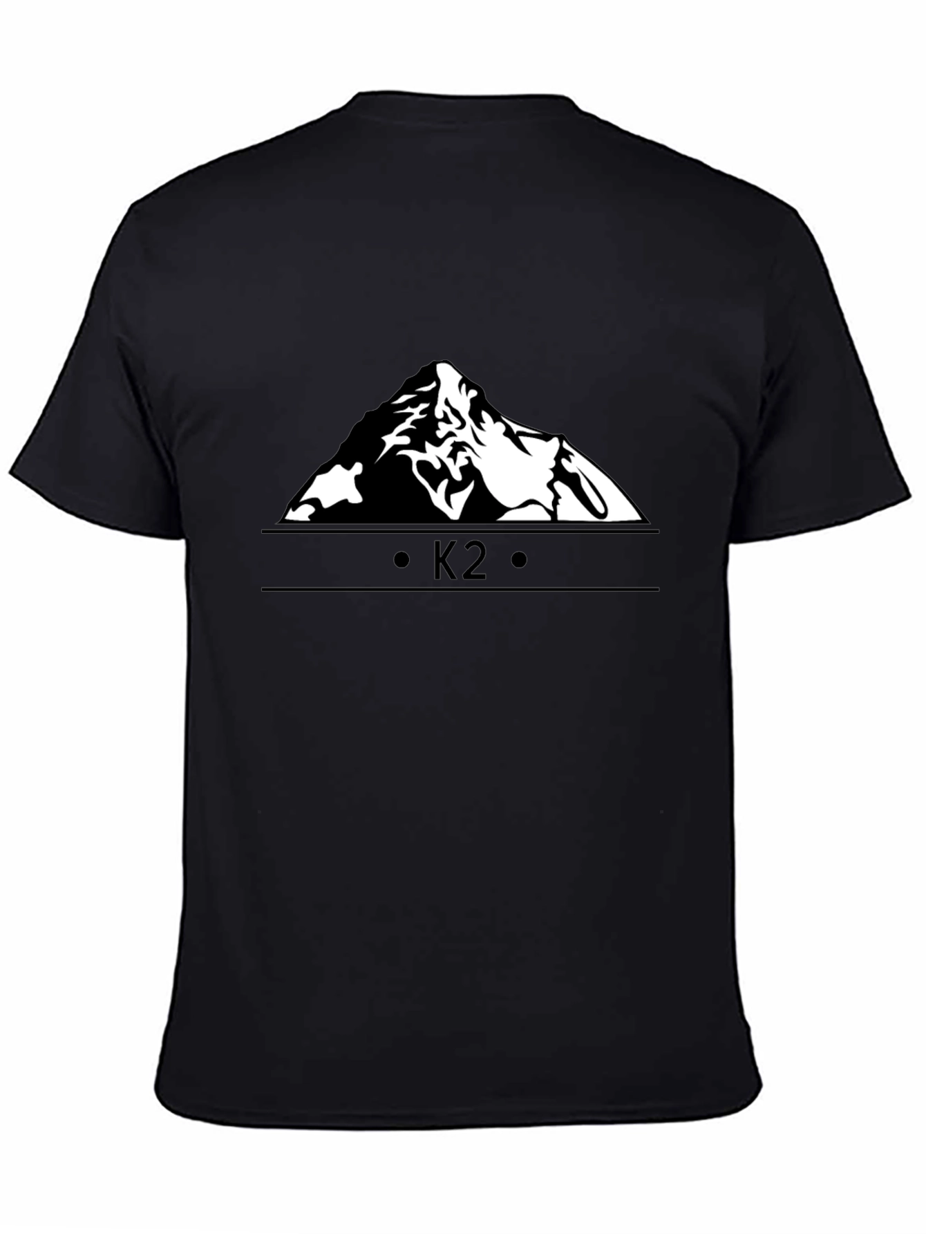 K2 Mountain Graphic Black T-Shirt