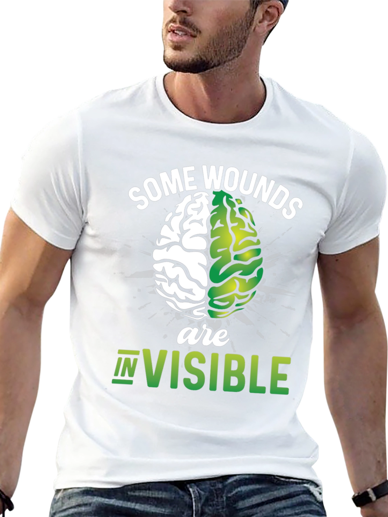 Some Wounds are Invisible Mental Health T-Shirt