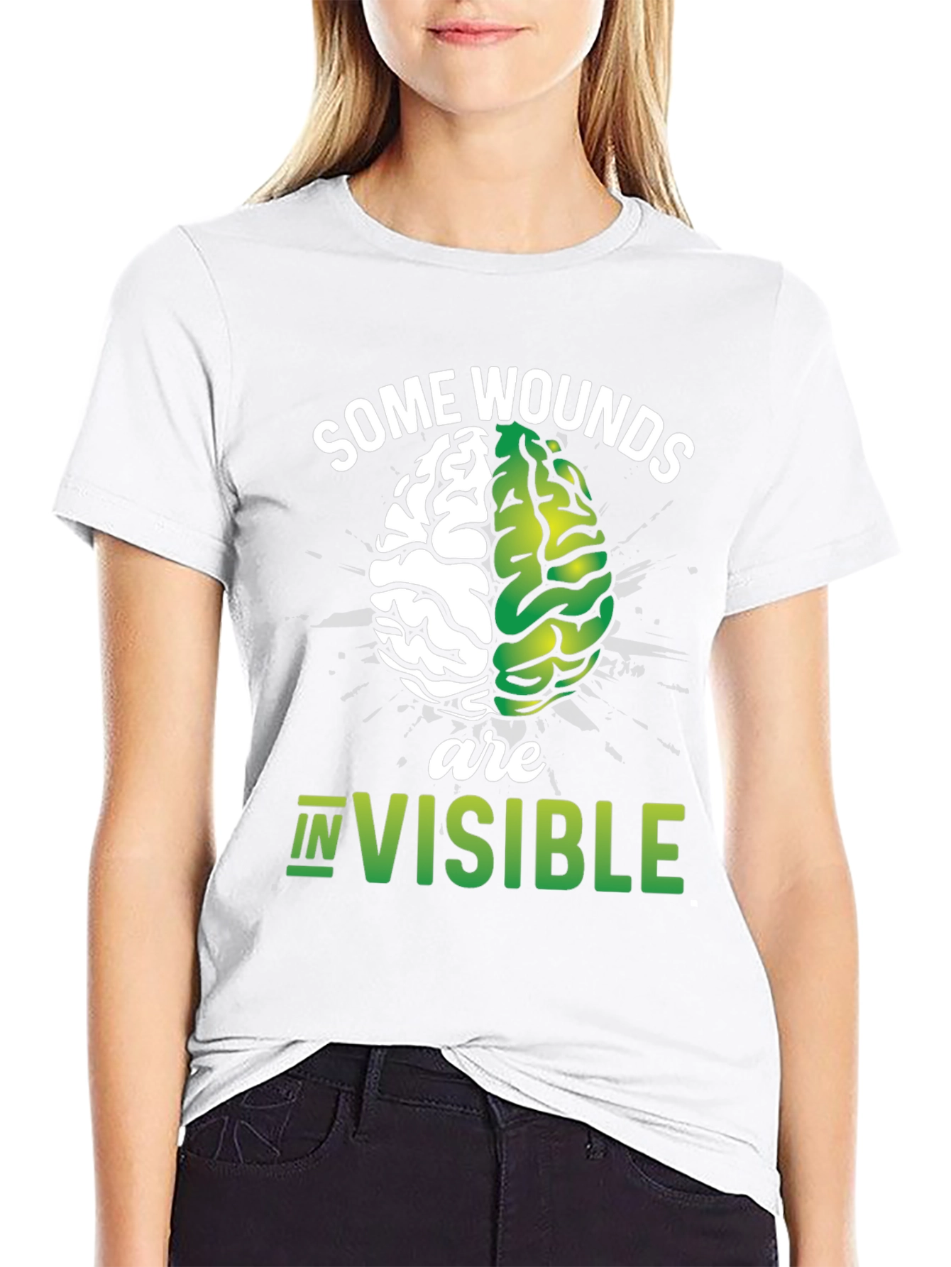 Some Wounds are Invisible Mental Health T-Shirt