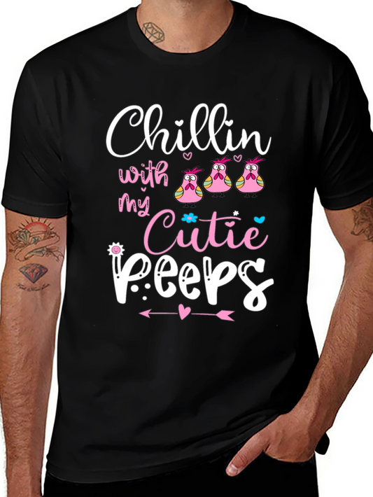Chillin with my Cutie Peeps Easter T-Shirt