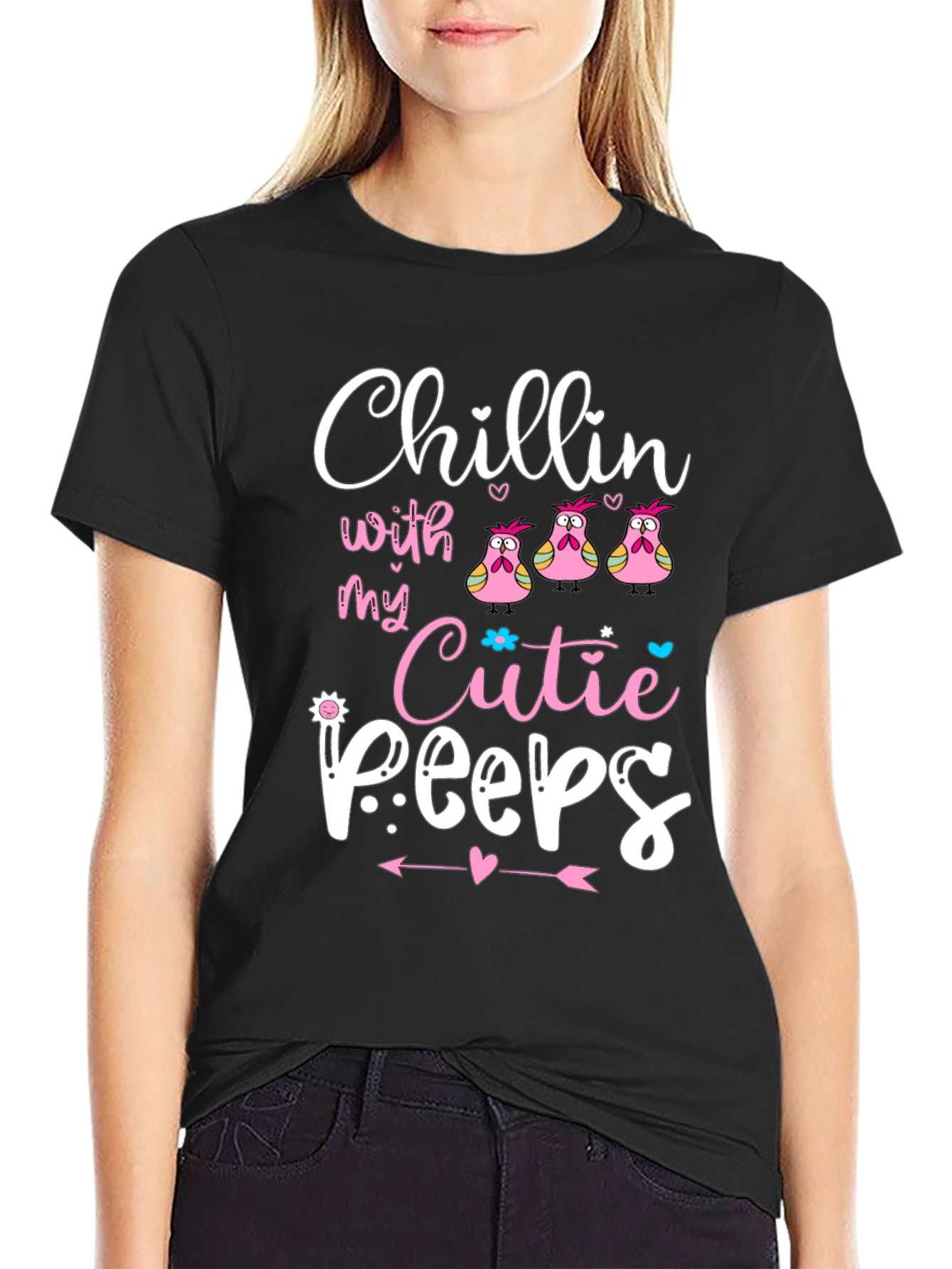 Chillin with my Cutie Peeps Easter T-Shirt