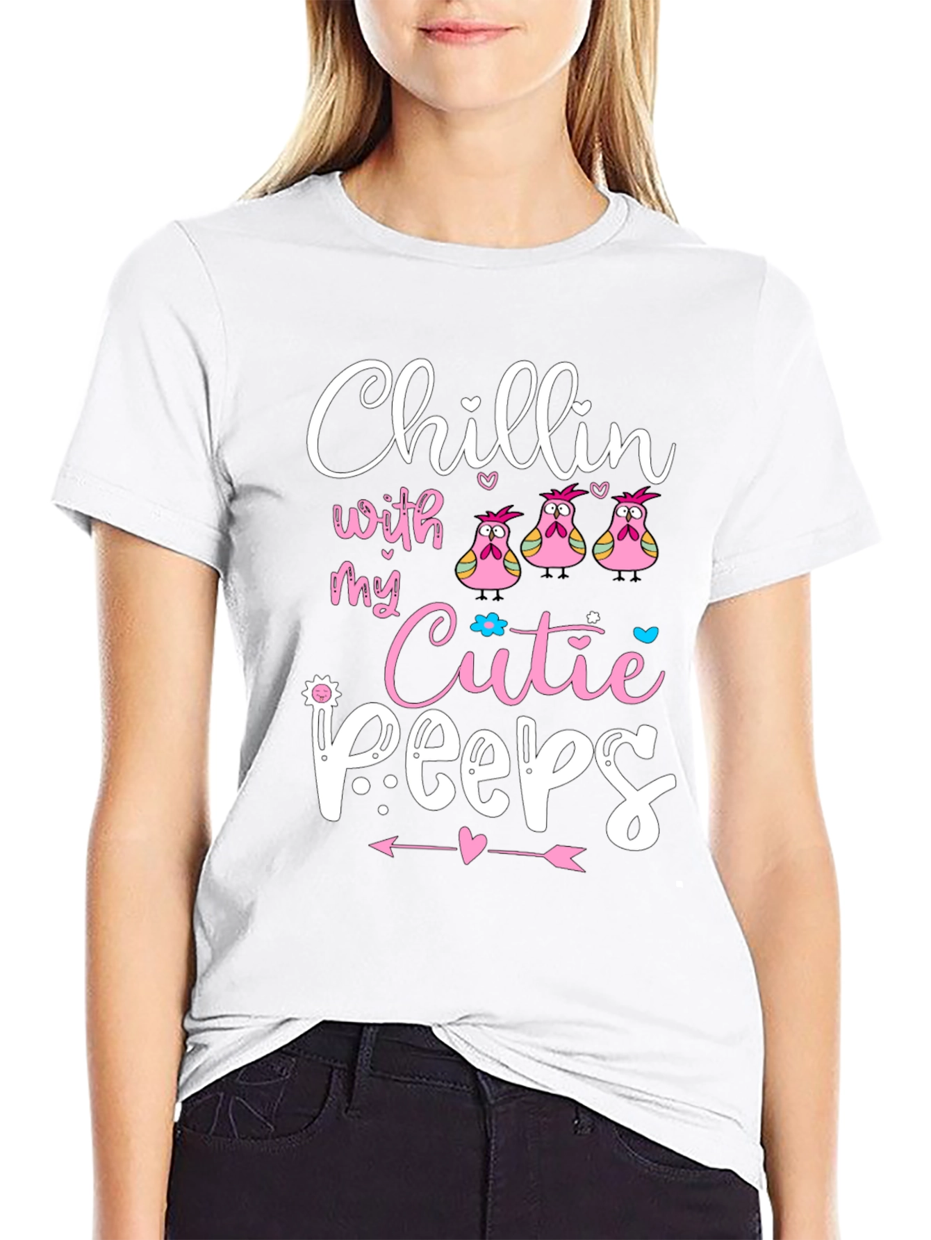 Chillin with my Cutie Peeps Easter T-Shirt