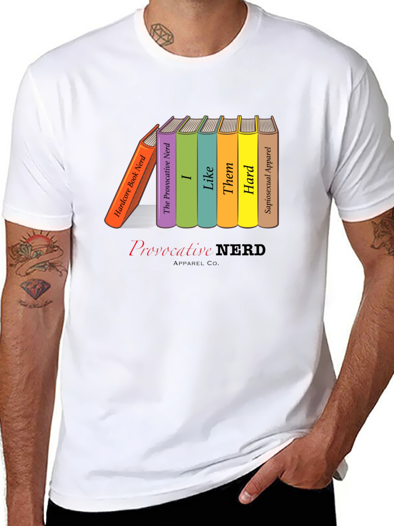 Provocative Nerd T-Shirt - Book Lover Apparel