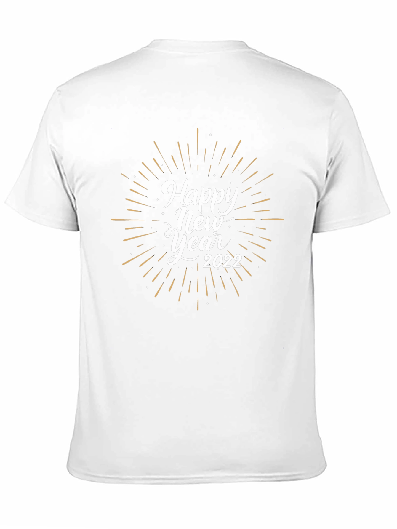 Happy New Year 2022 Graphic Black Tee