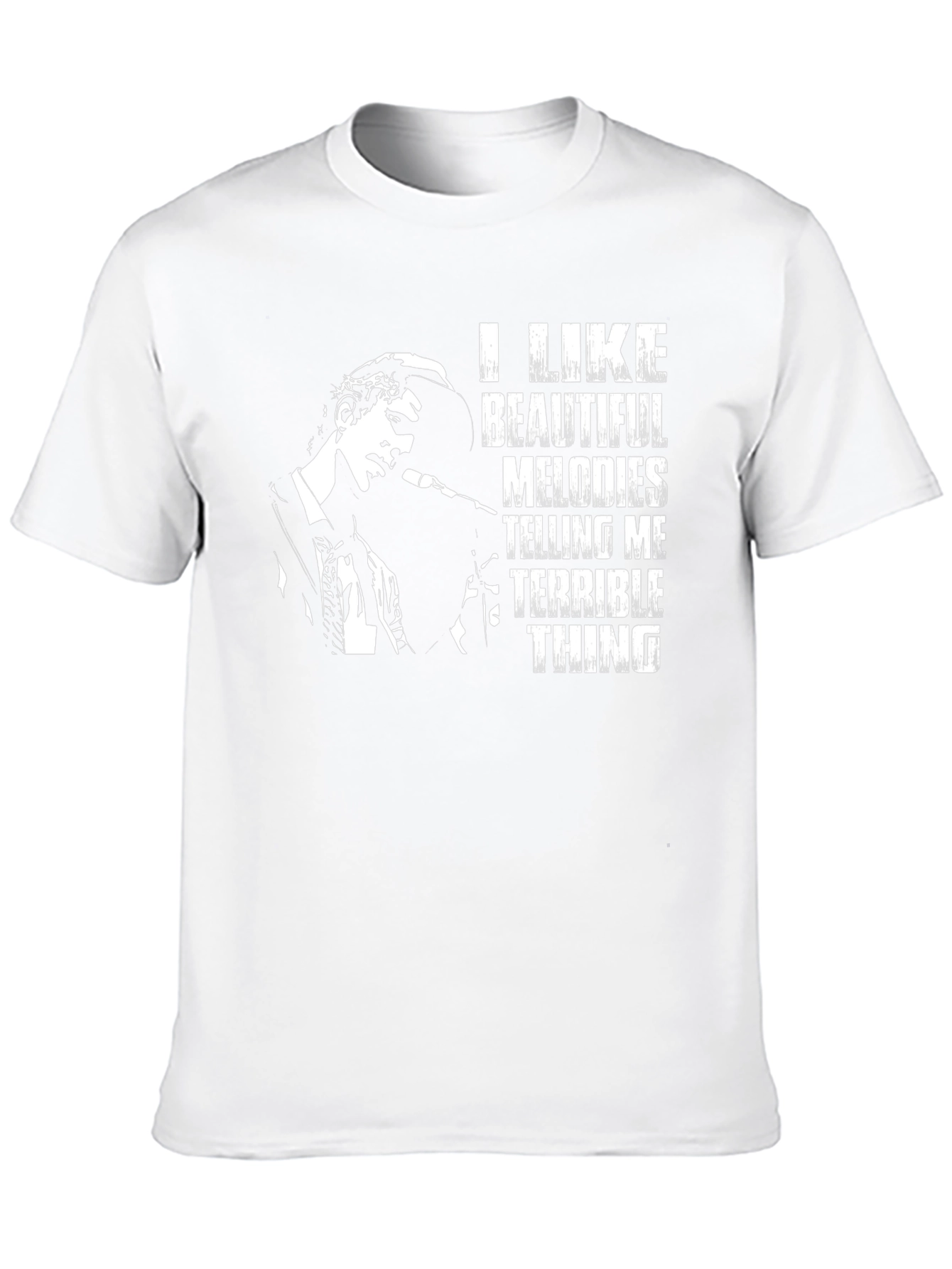 I Like Beautiful Melodies Black T-Shirt