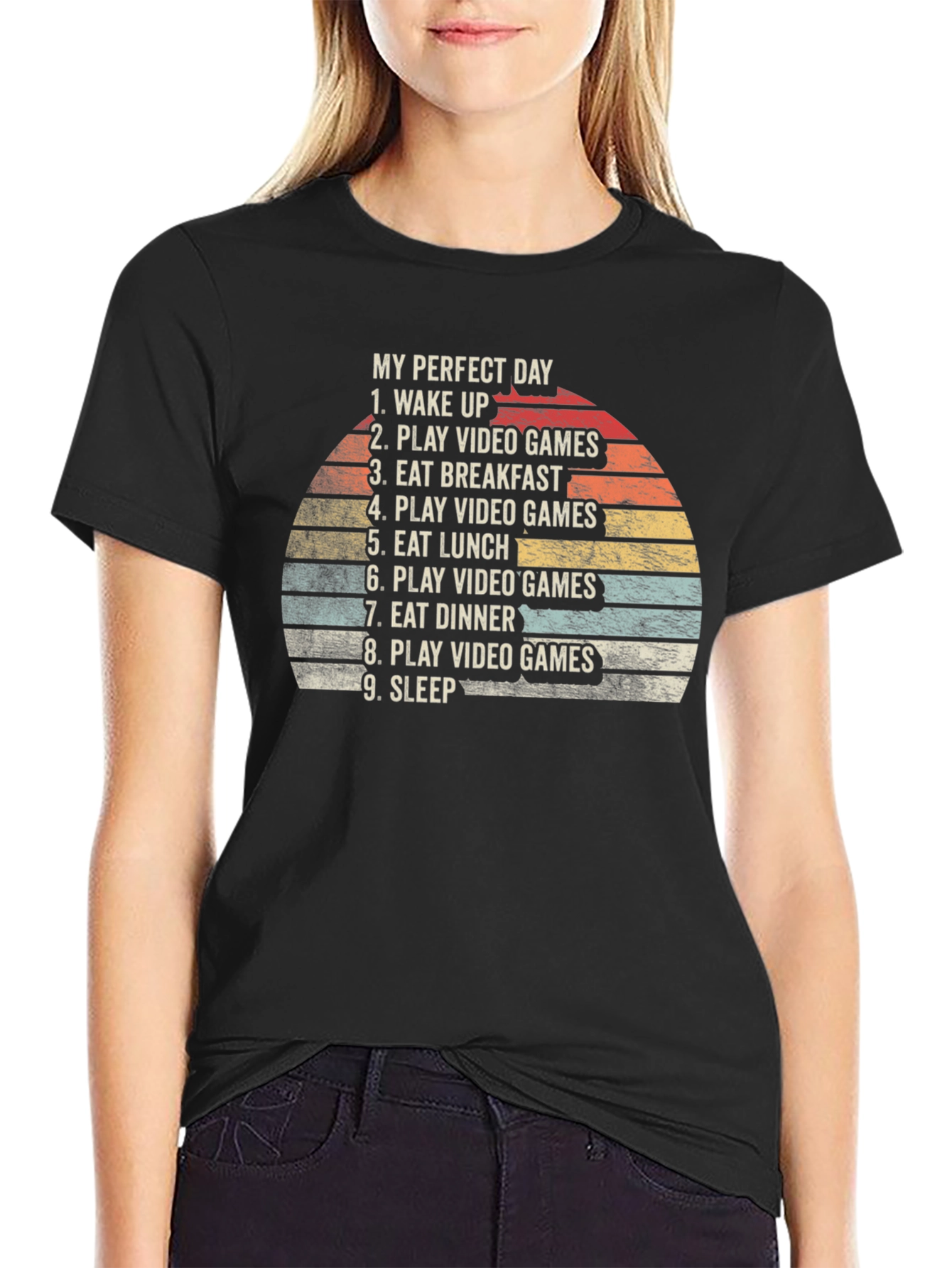 My Perfect Day Gamer T-Shirt - Eat Play Sleep