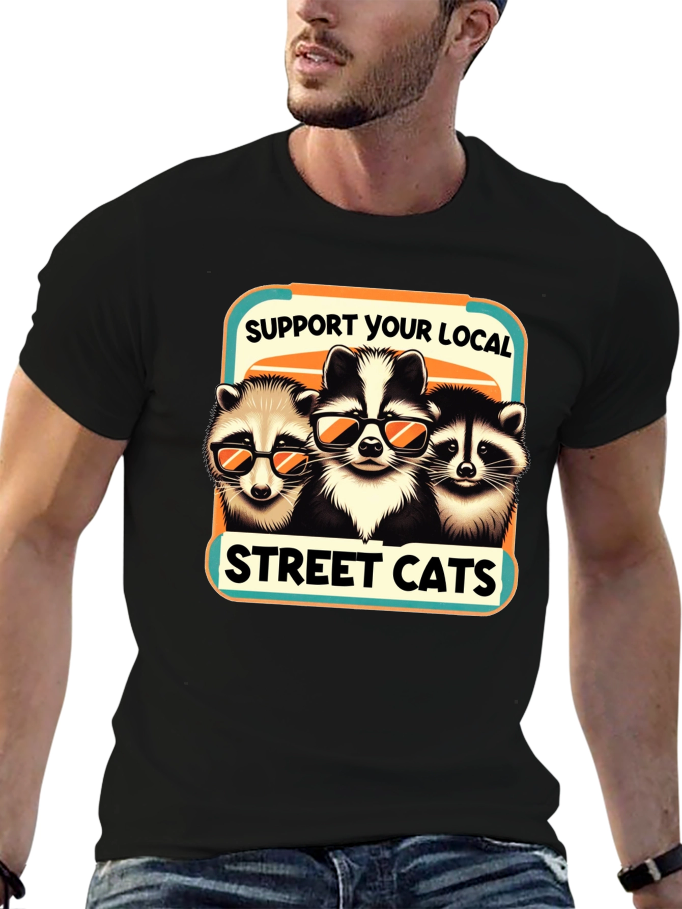Support Your Local Street Cats T-Shirt