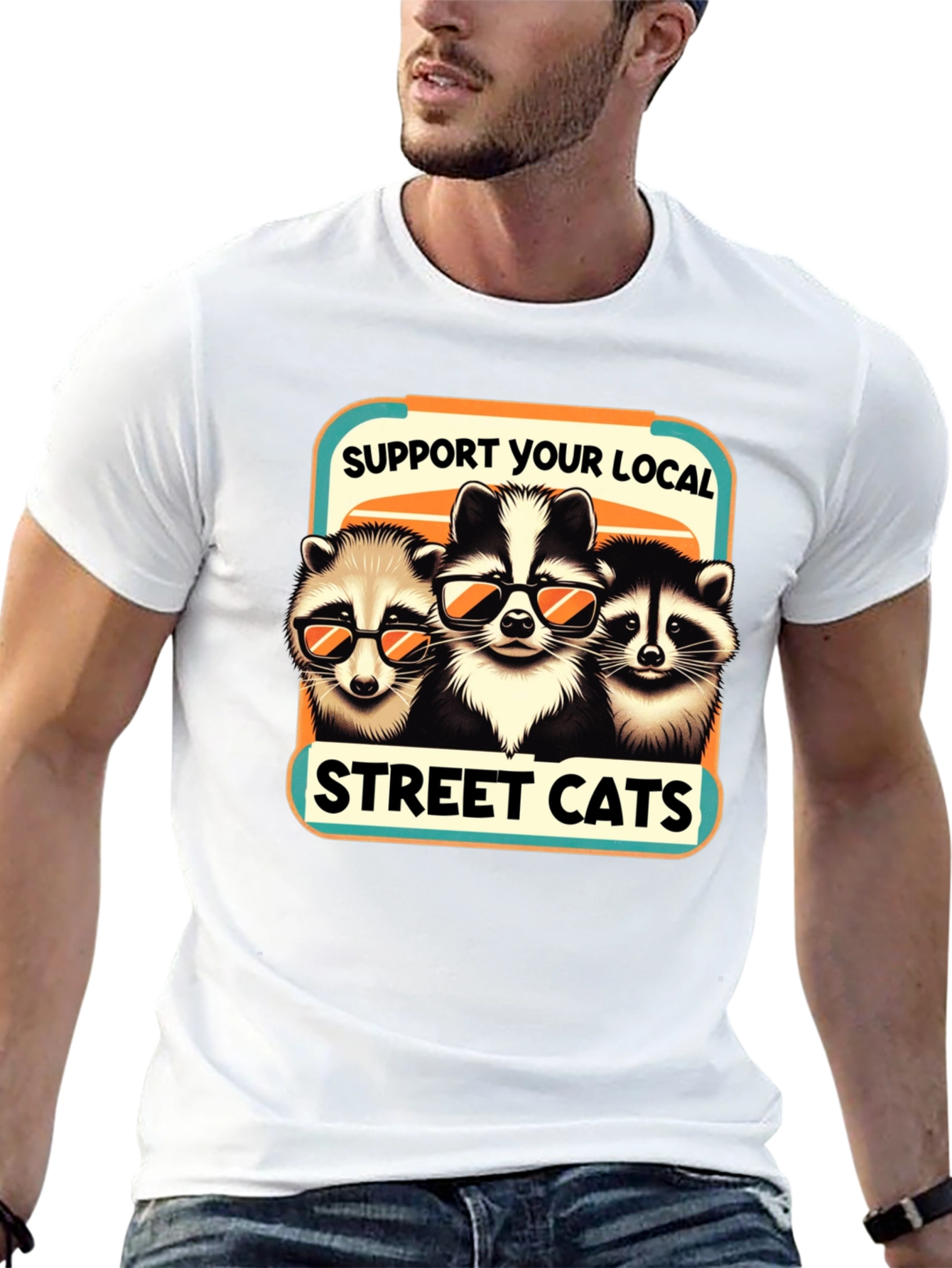 Support Your Local Street Cats T-Shirt