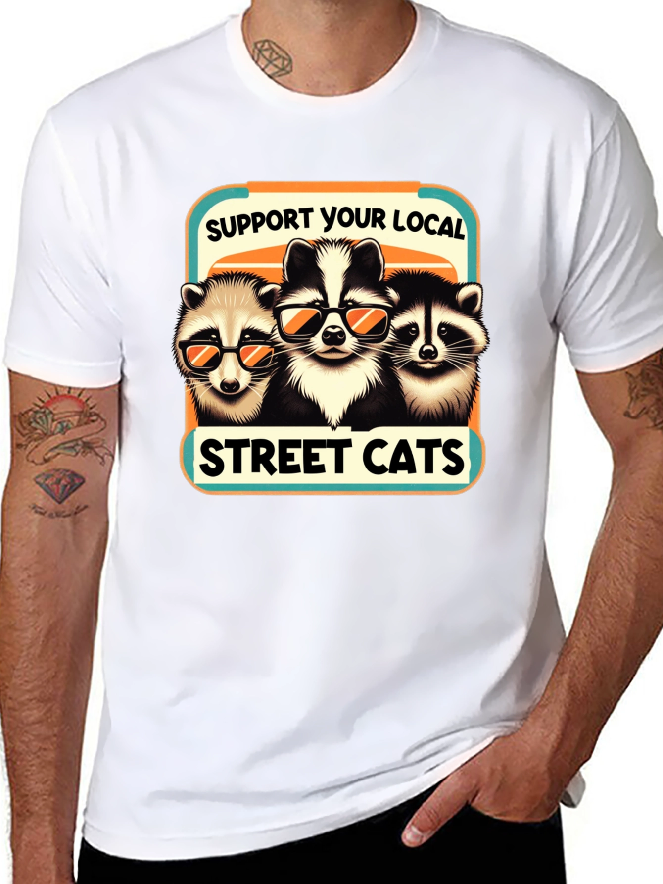 Support Your Local Street Cats T-Shirt