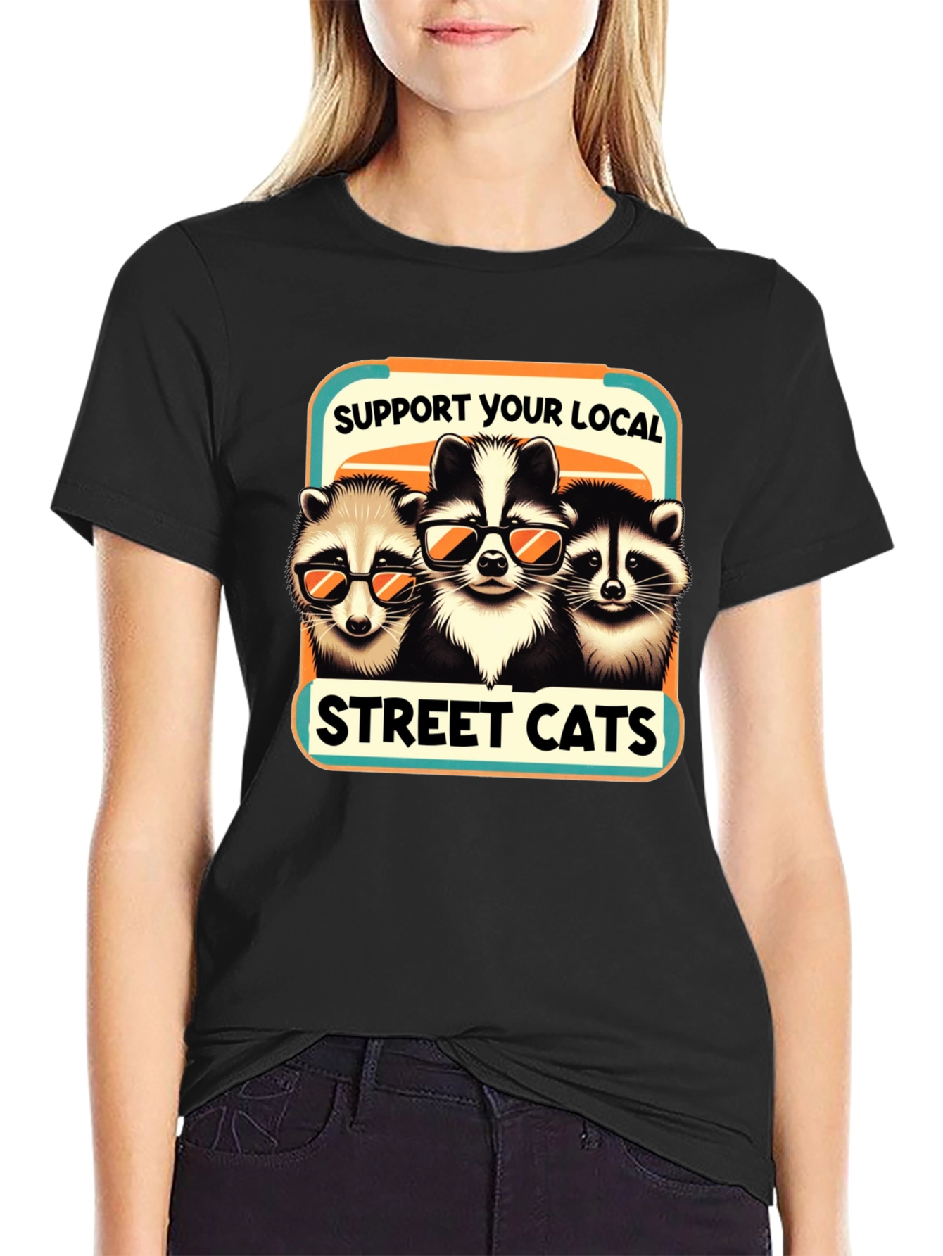 Support Your Local Street Cats T-Shirt