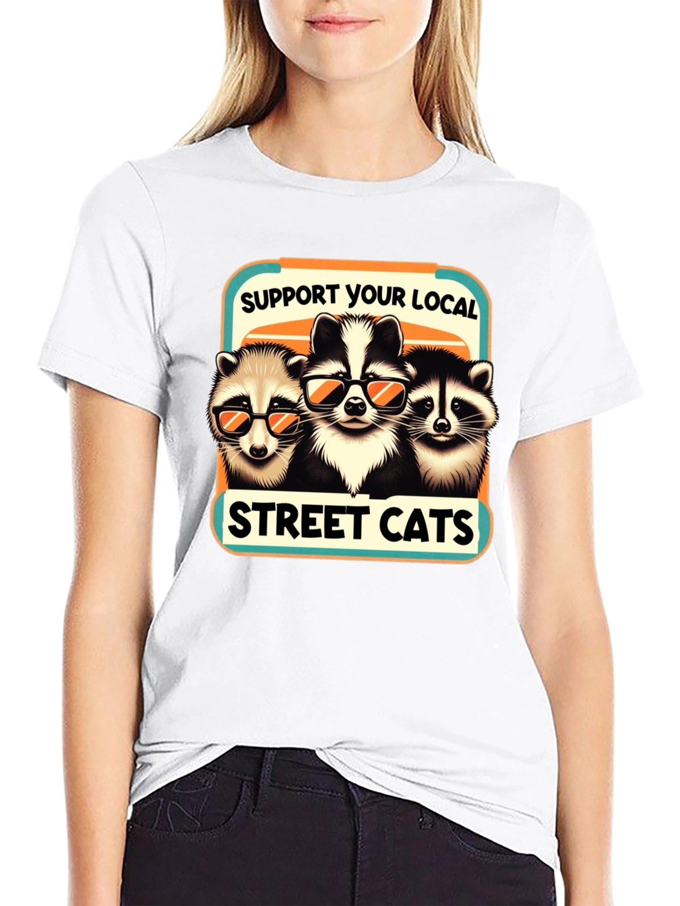 Support Your Local Street Cats T-Shirt