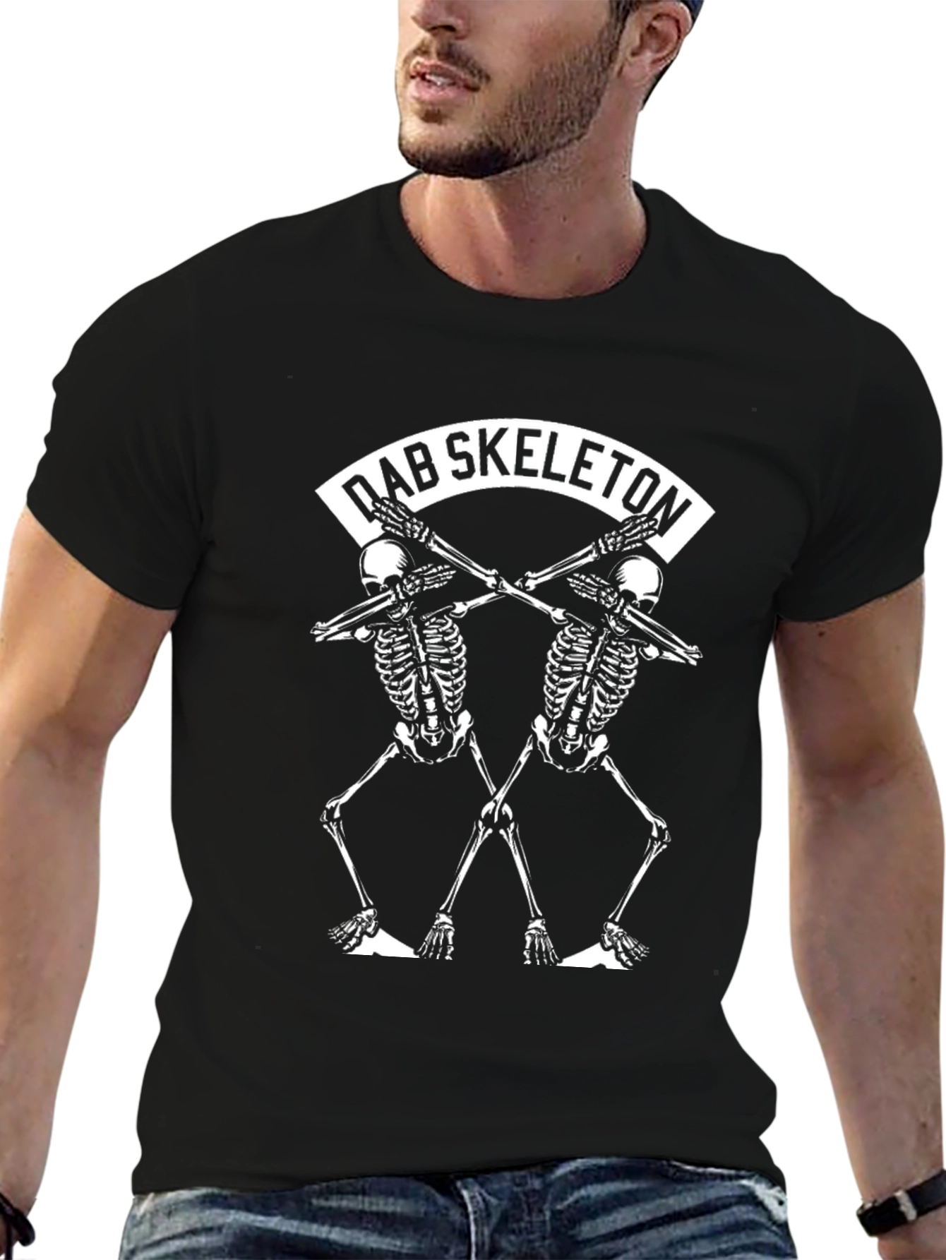 Dabbing Skeleton T-Shirt - Halloween