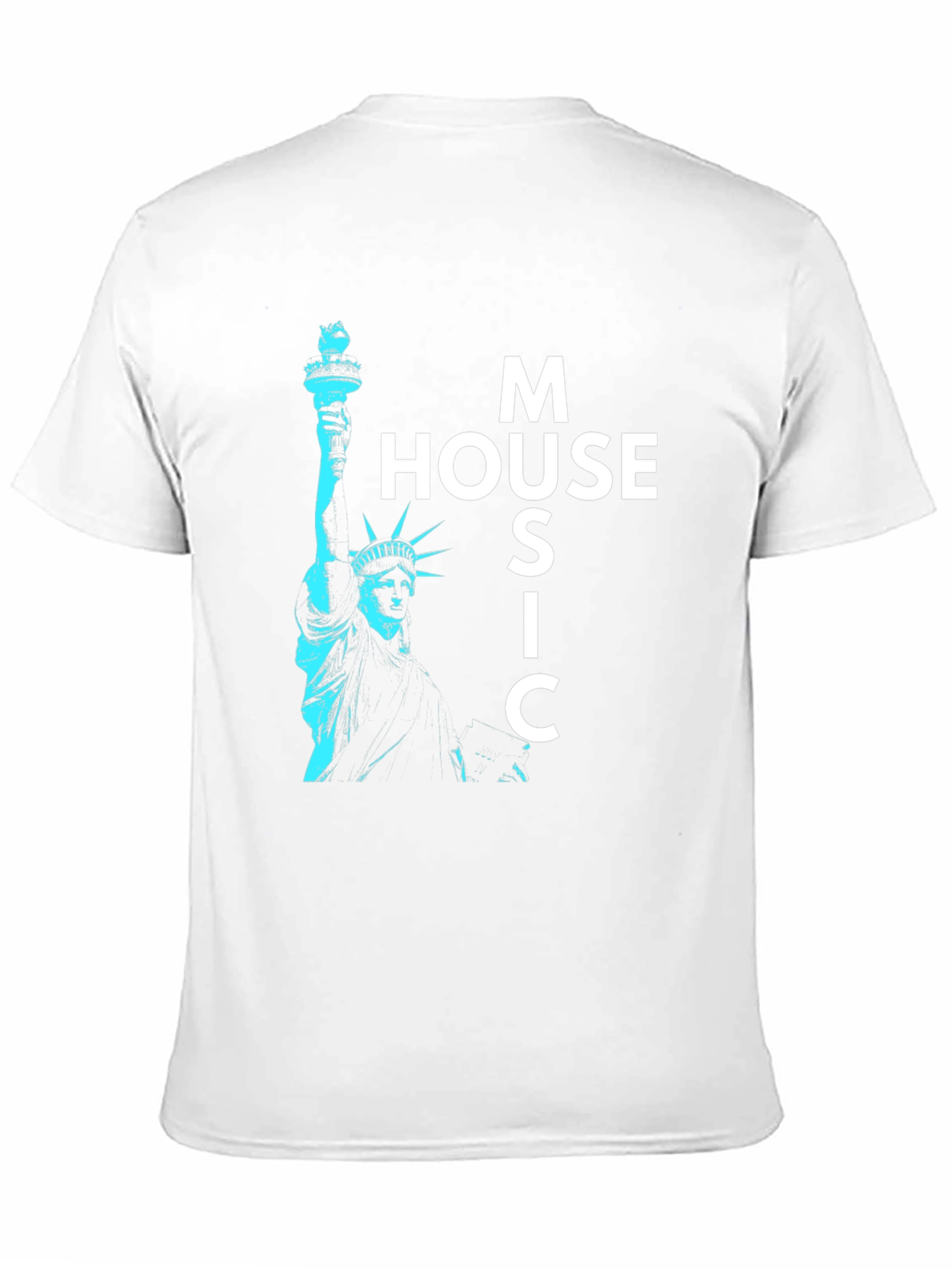 House Music Statue of Liberty Graphic Tee