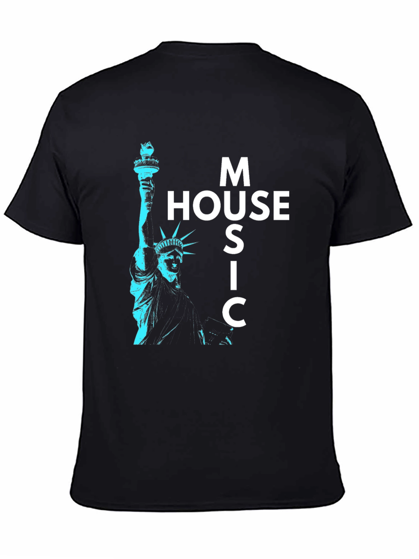 House Music Statue of Liberty Graphic Tee