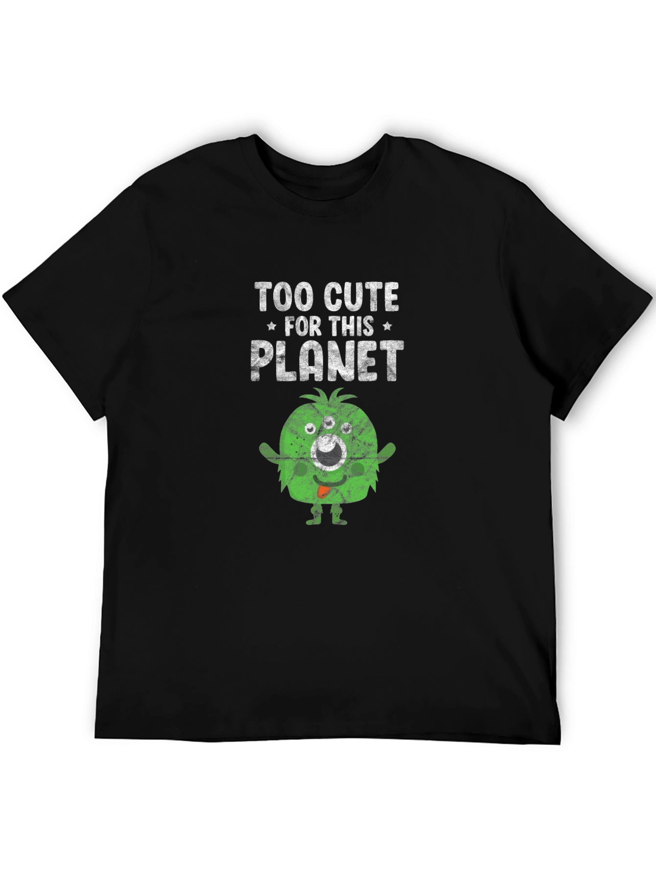 Too Cute Alien Graphic T-Shirt