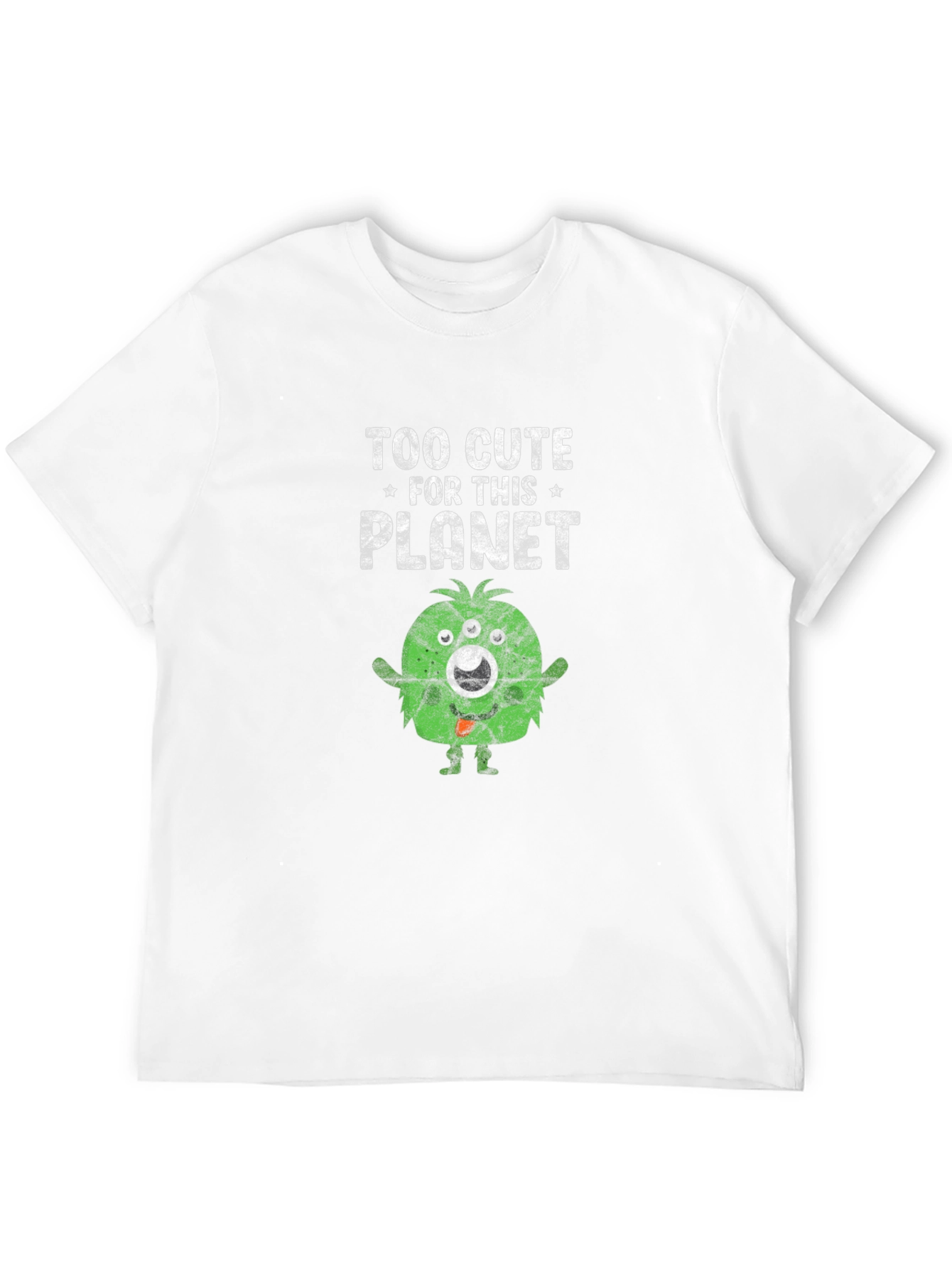 Too Cute Alien Graphic T-Shirt