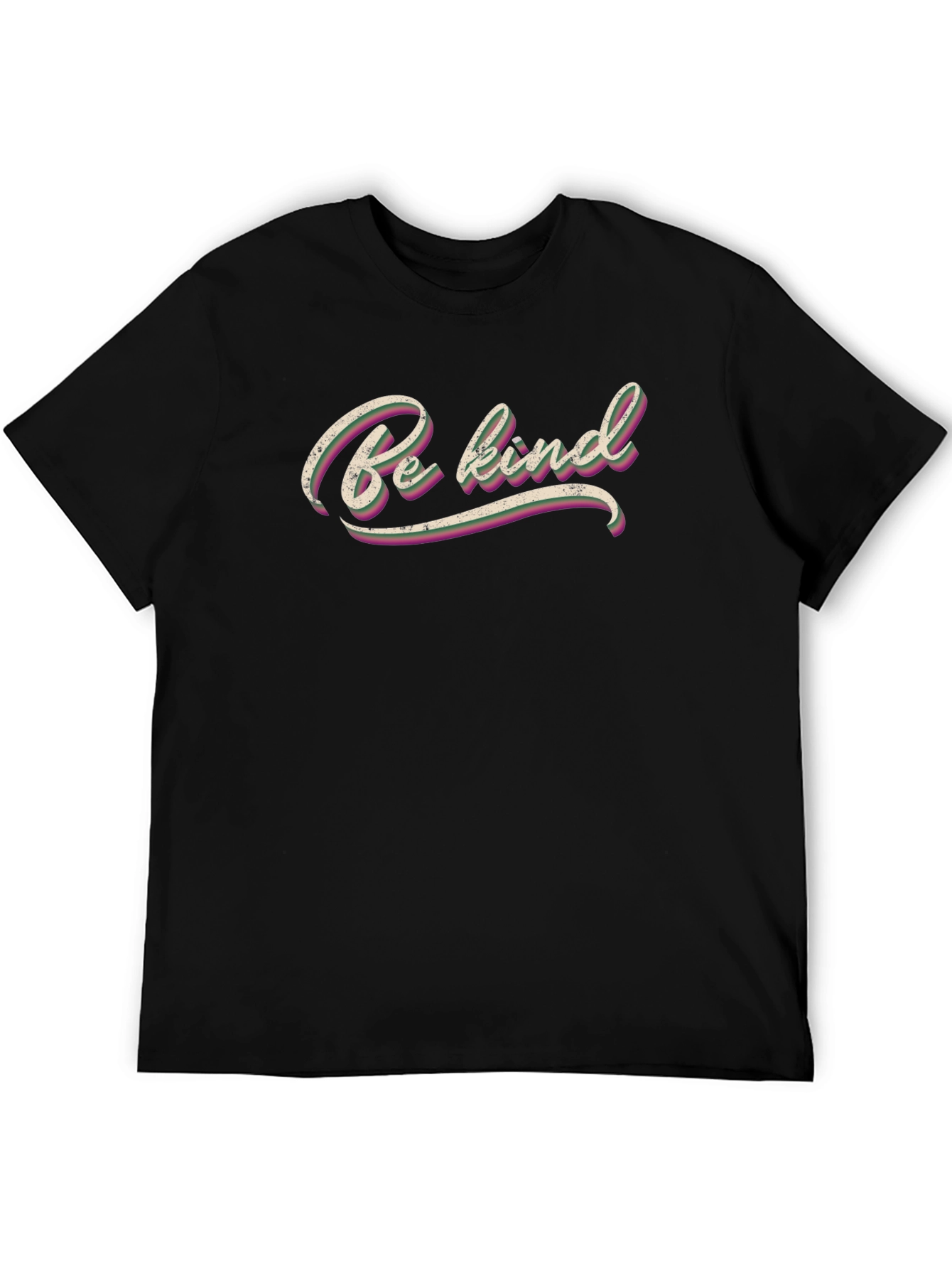 Be Kind Graphic Tee - Soft Black T-Shirt