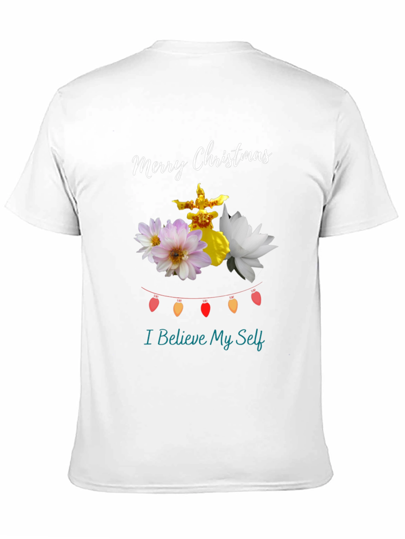 Festive Christmas Floral T-Shirt