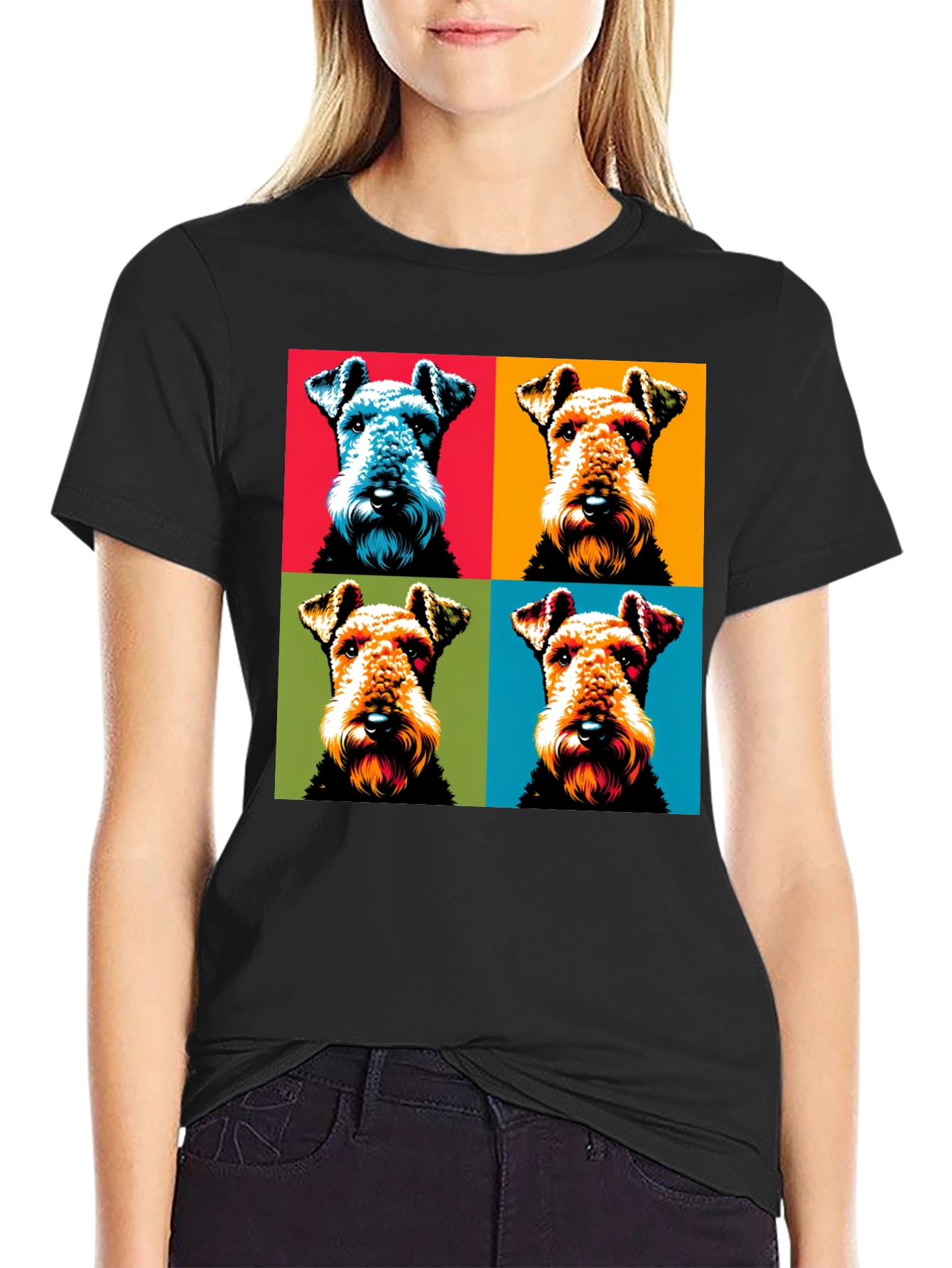 Pop Art Dog T-Shirt - Unique Graphic Tee