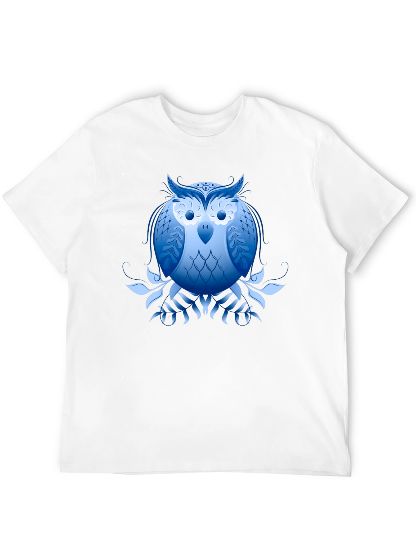 Blue Owl Graphic Black T-Shirt