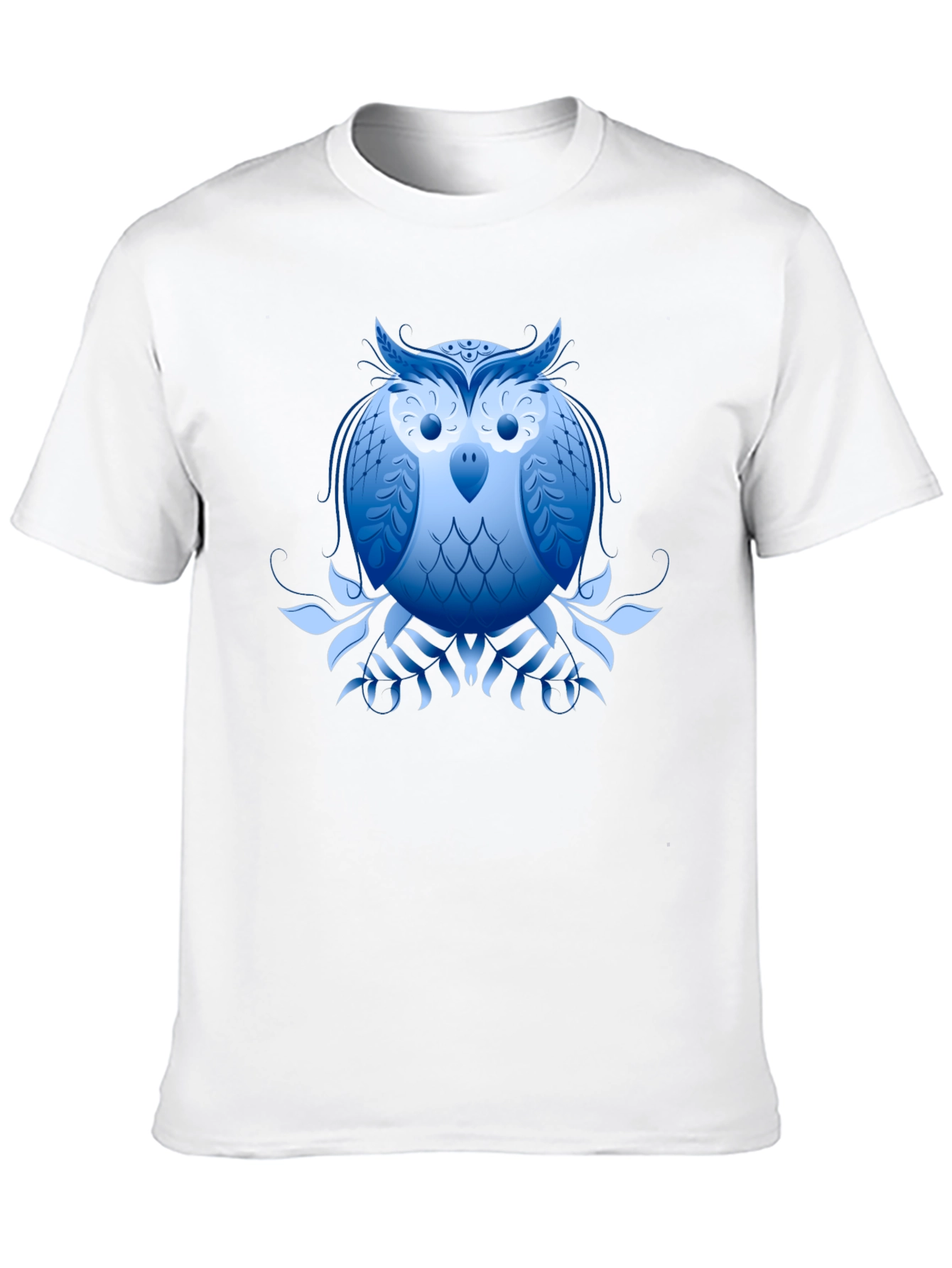 Blue Owl Graphic Black T-Shirt